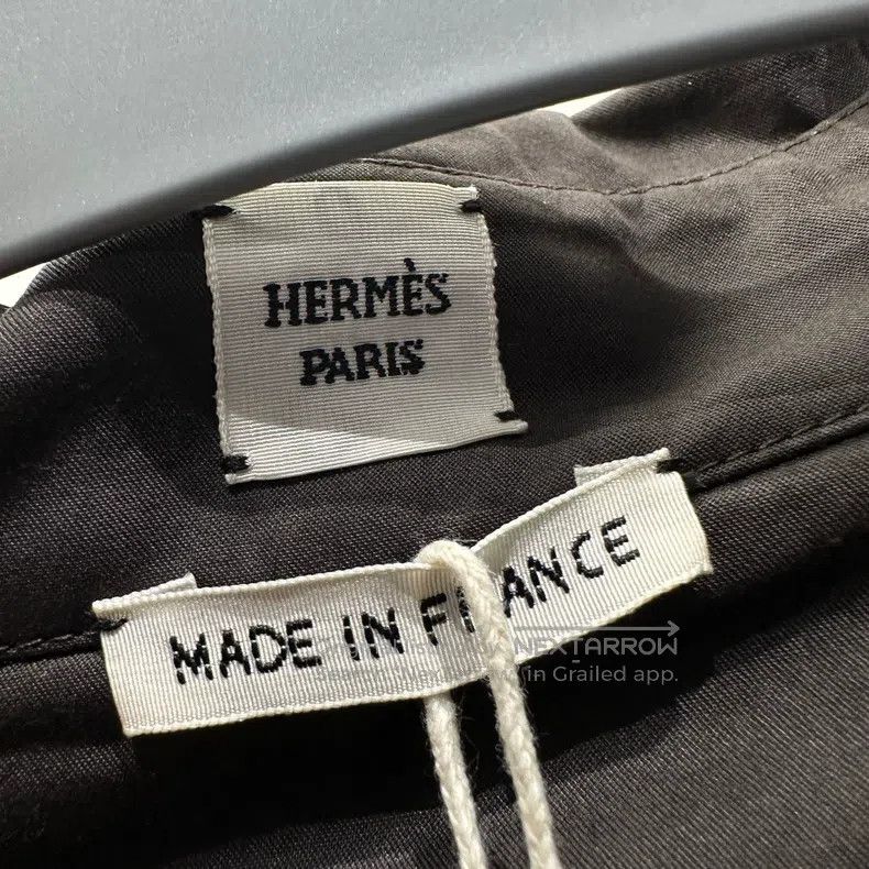 Hermes Hermes Prancing horse embroidery drop-shoulder shirt Size XXS / US 00 / IT 34 - 3 Thumbnail