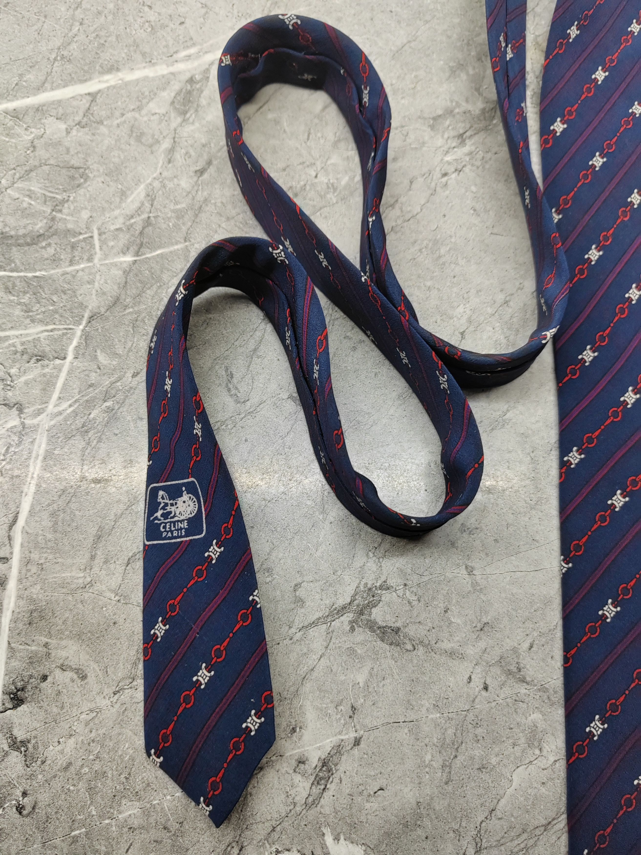 Celine Celine Tie Size ONE SIZE - 4 Thumbnail