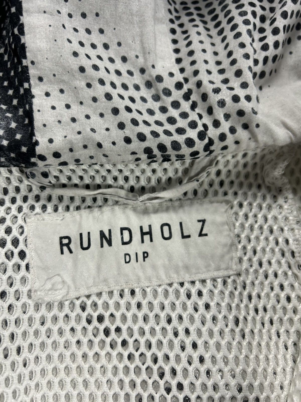 Rundholz Rundholz Dip jacket hooded oversized black and white Size US XXL / EU 58 / 5 - 7 Thumbnail