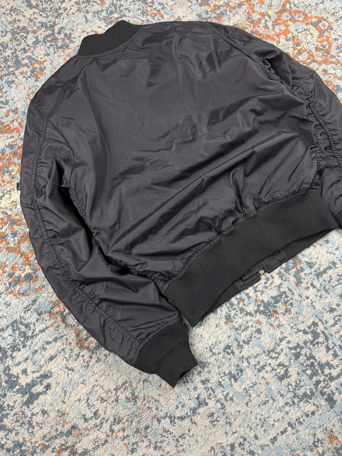 Alpha Industries Vintage Y2K Alpha Industries MA-1 nylon bomber jacket flight Size US M / EU 48-50 / 2 - 4 Thumbnail