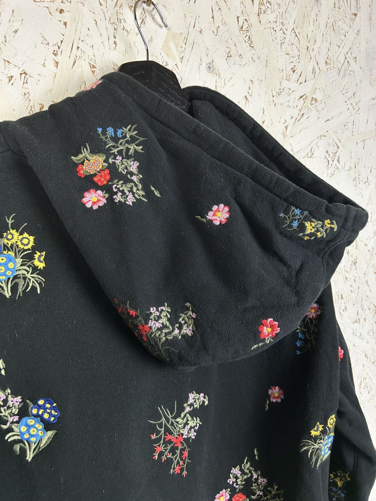 Erdem Erdem x H&M FW17 Floral Flower Embroidery Hoodie Black S Size US S / EU 44-46 / 1 - 7 Thumbnail