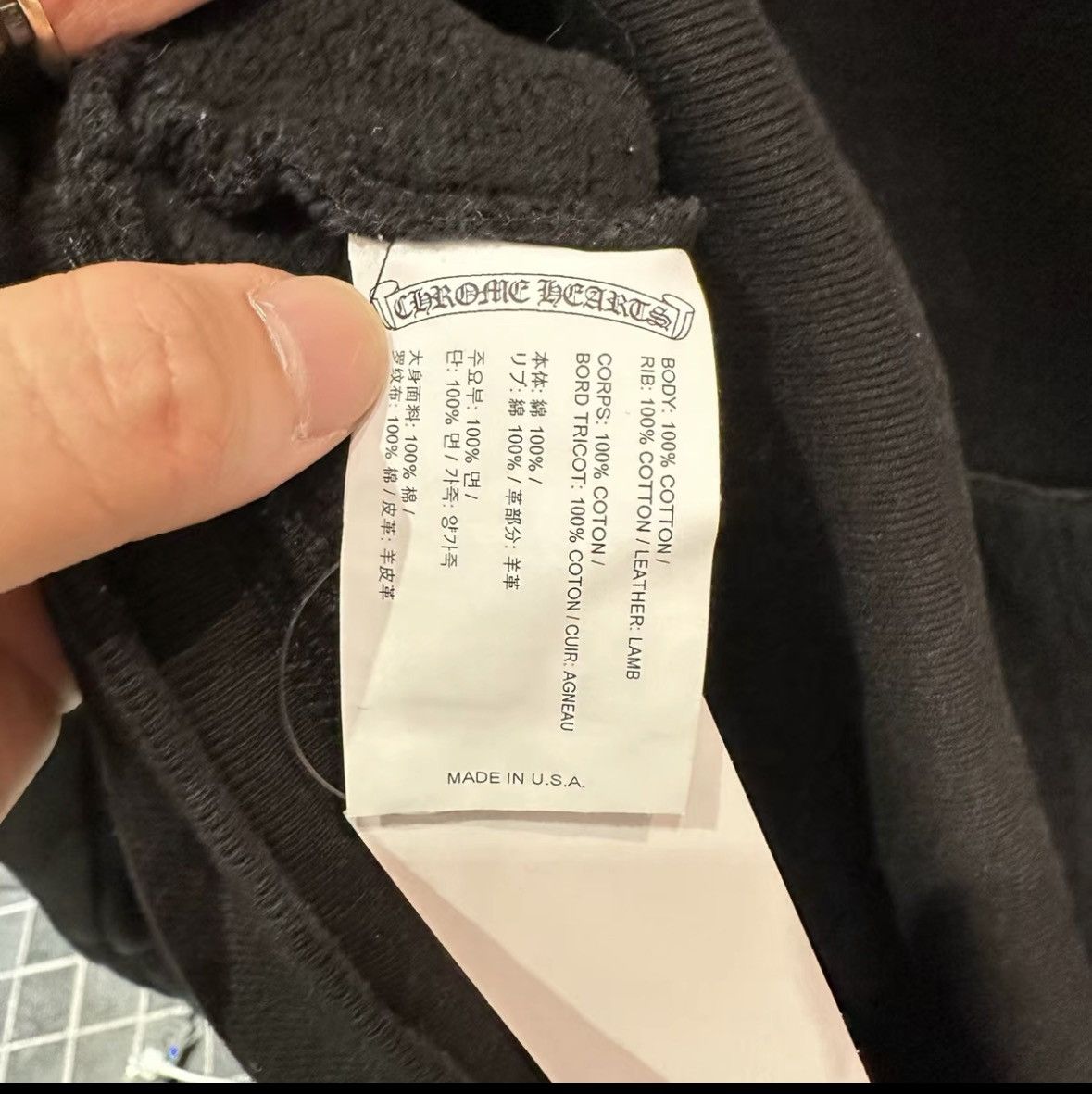 Chrome Hearts CHROME HEARTS Size L Sanskrit embroidered black hoodie xy Size US L / EU 52-54 / 3 - 4 Thumbnail