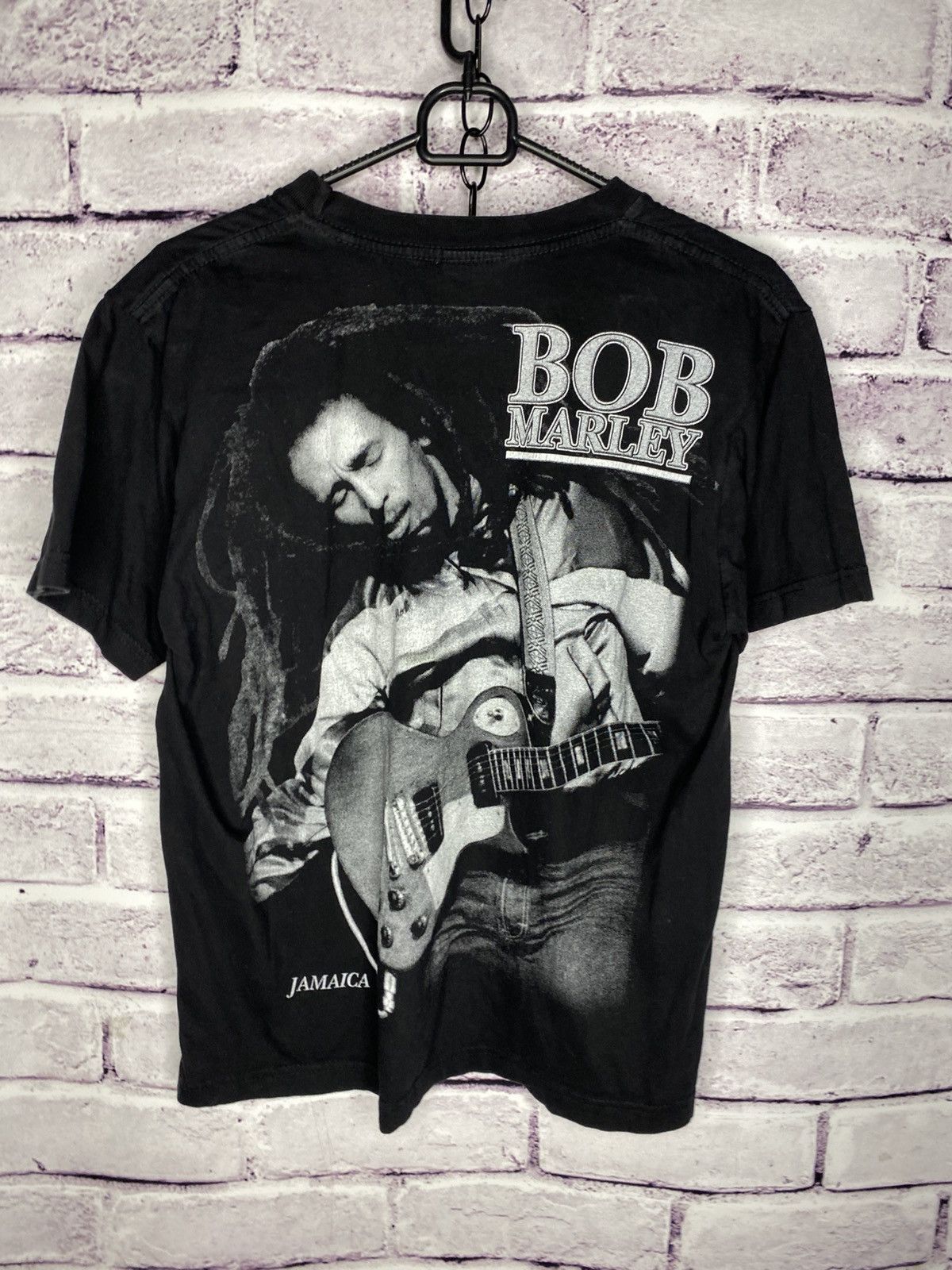 Bob Marley Men's Vintage T-Shirt 90s Bob Marley Rasta Rap Tee Size US M / EU 48-50 / 2 - 9 Thumbnail
