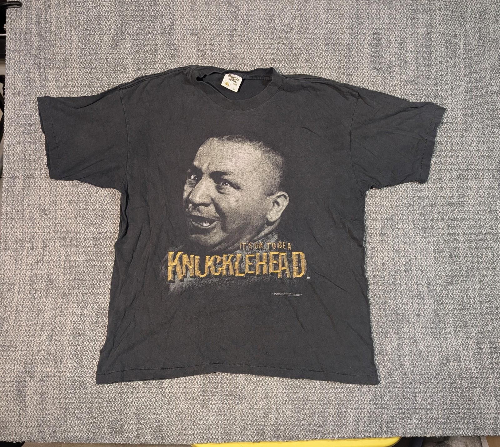 Designer 1997 The 3 Stooges It’s Ok To Be A Knucklehead Shirt XL Size US XL / EU 56 / 4 - 1 Thumbnail