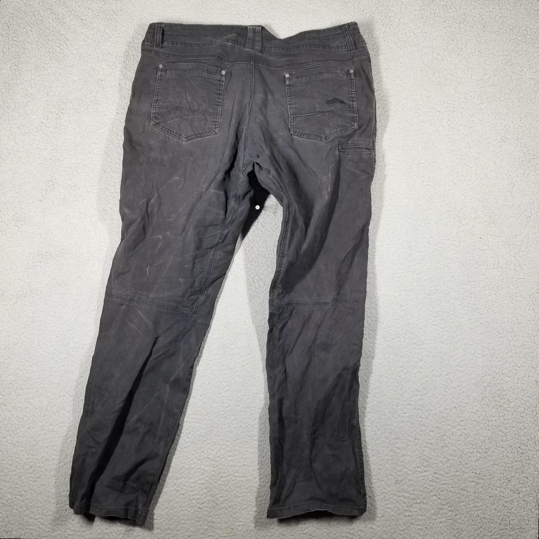 Vintage VINTAGE KÜHL Kanvus Jeans Men 40x32 Canvas Pants Gray Outdoor Workwear Casual Slim Fit Size US 40 / EU 56 - 7 Thumbnail