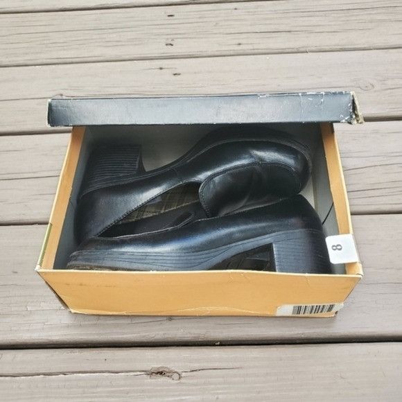 Vintage Vintage 90s y2k Bratz Black Vegan Leather Platform Oxfords Size US 8 / IT 38 - 8 Thumbnail