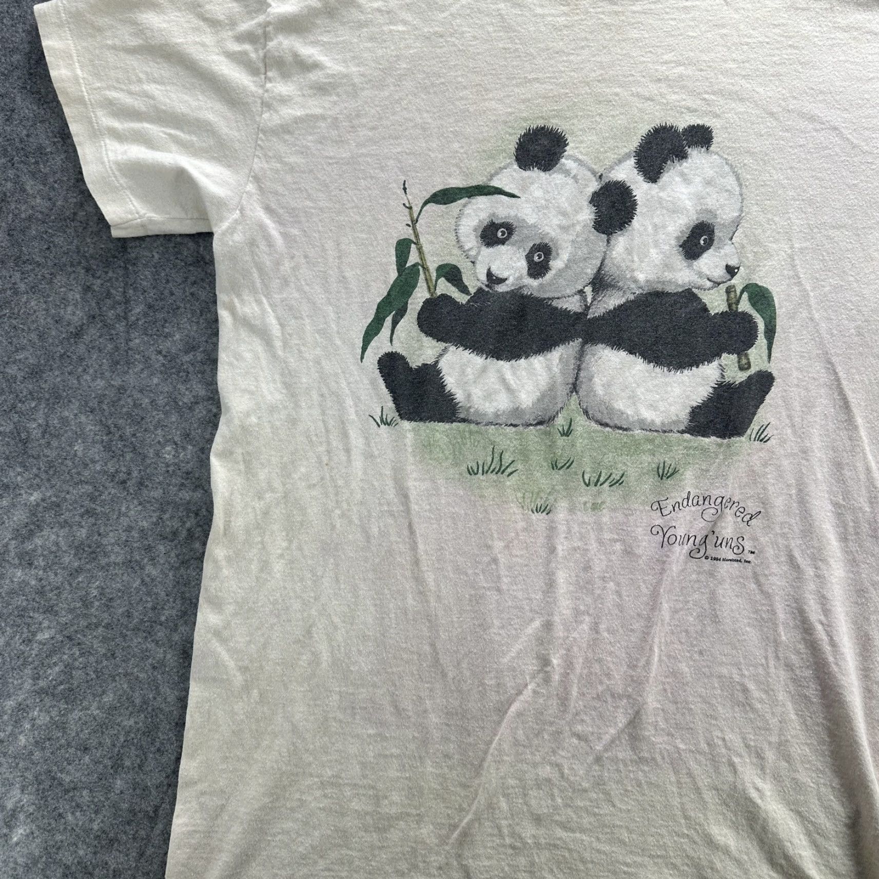 Vintage VINTAGE Nature's Young'uns Shirt Mens One Size Large Panda Graphic 90s Nature USA Mens Size US L / EU 52-54 / 3 - 4 Thumbnail