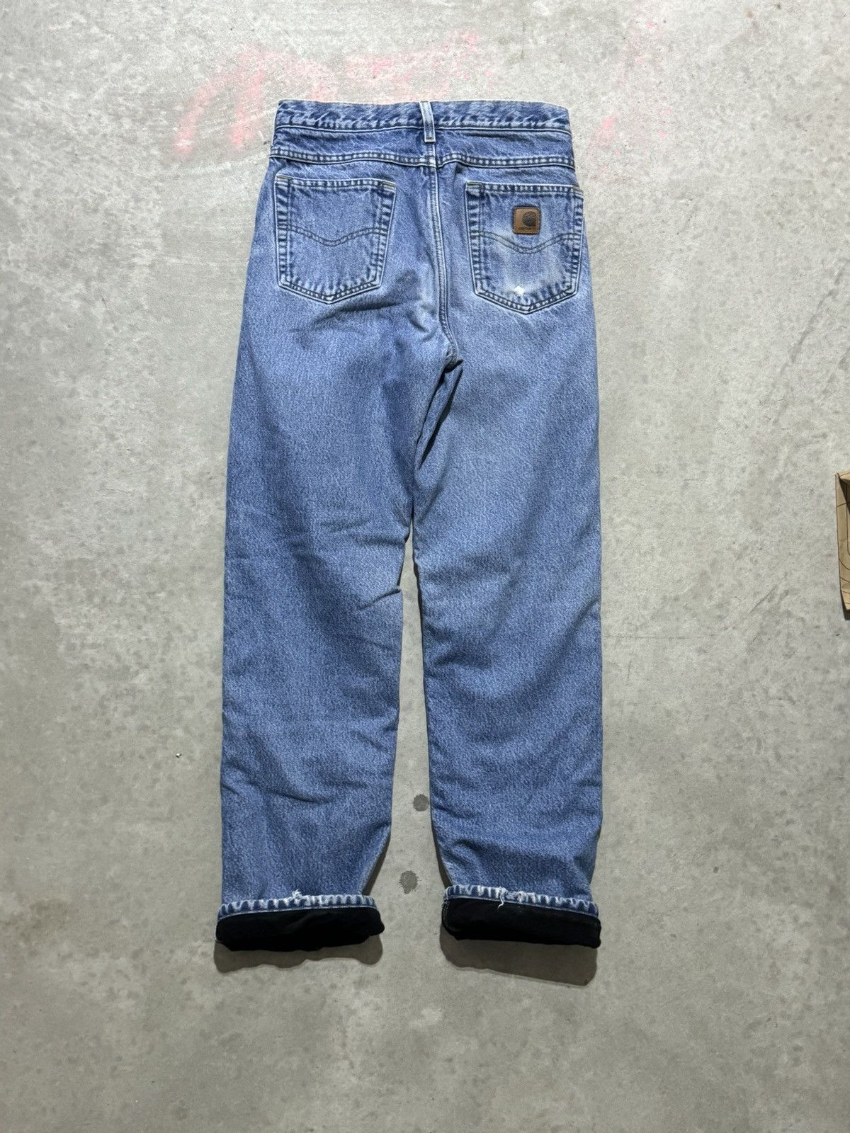 Carhartt × Vintage Carhartt Flannel Denim Jeans 30x31 Size US 30 / EU 46 - 3 Thumbnail