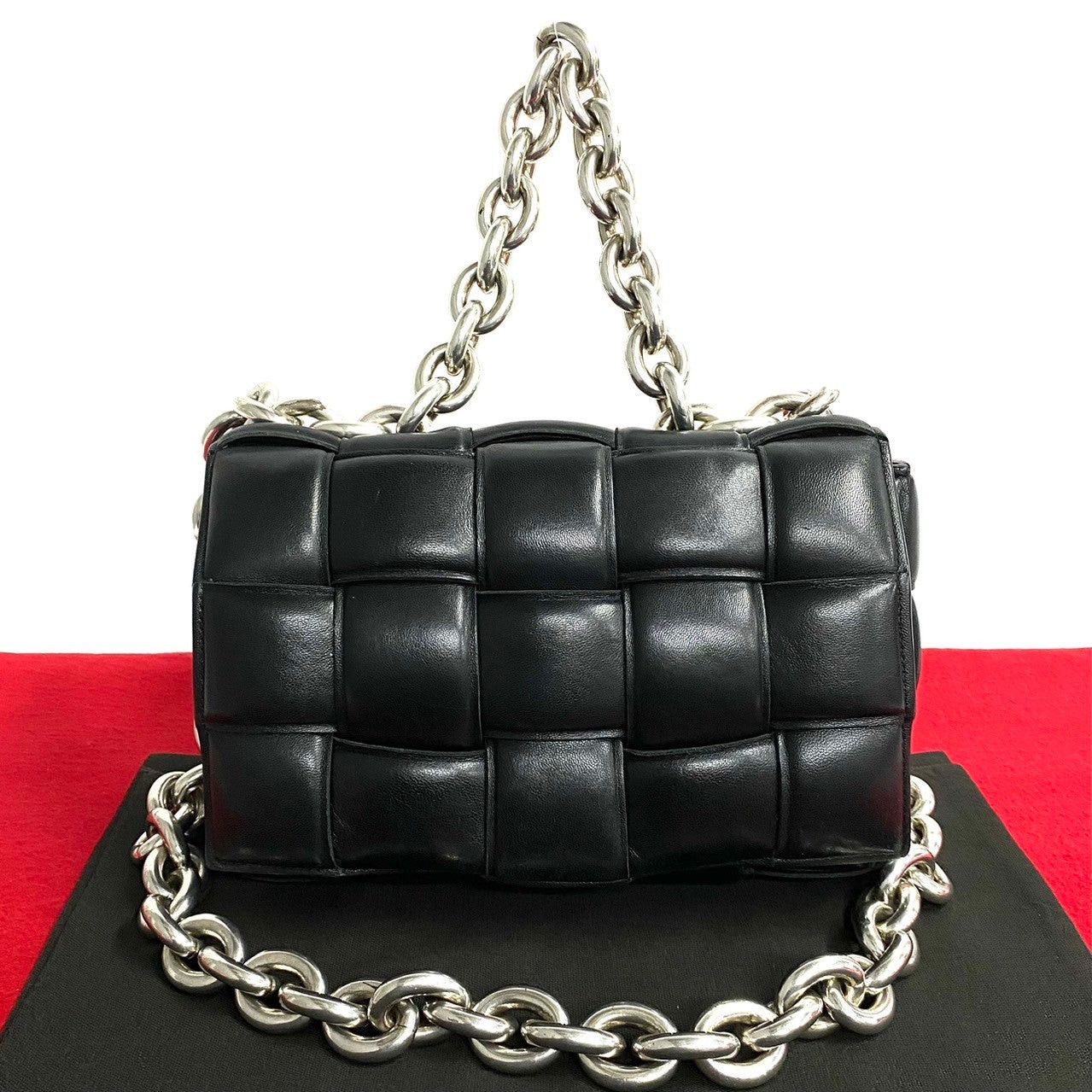 Bottega Veneta Bottega Veneta Shoulder Bag Black Leather Size ONE SIZE - 1 Thumbnail