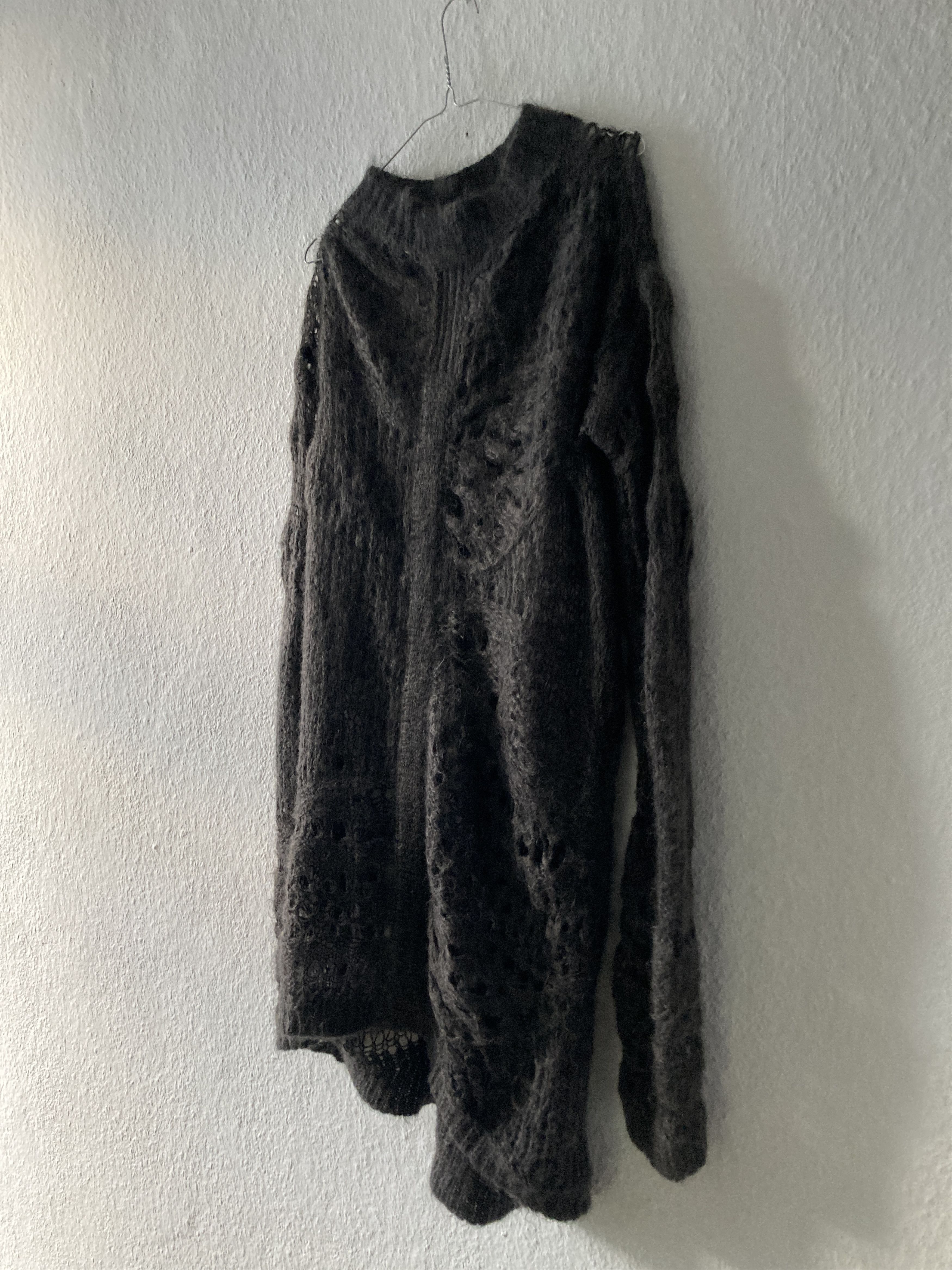 Rick Owens F/W 14 "MOODY" Sample Mohair & Silk Psycho Knit Rick Owens Size US M / EU 48-50 / 2 - 11 Thumbnail