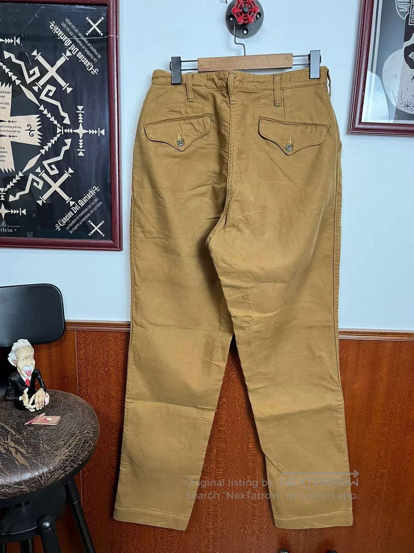 Freewheelers Freewheelers Brown Cargo Pants 30*34. Size US 30 / EU 46 - 2 Thumbnail