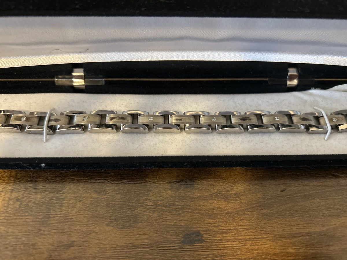 Other Stainless steel bracelet with diamonds Size ONE SIZE - 4 Thumbnail