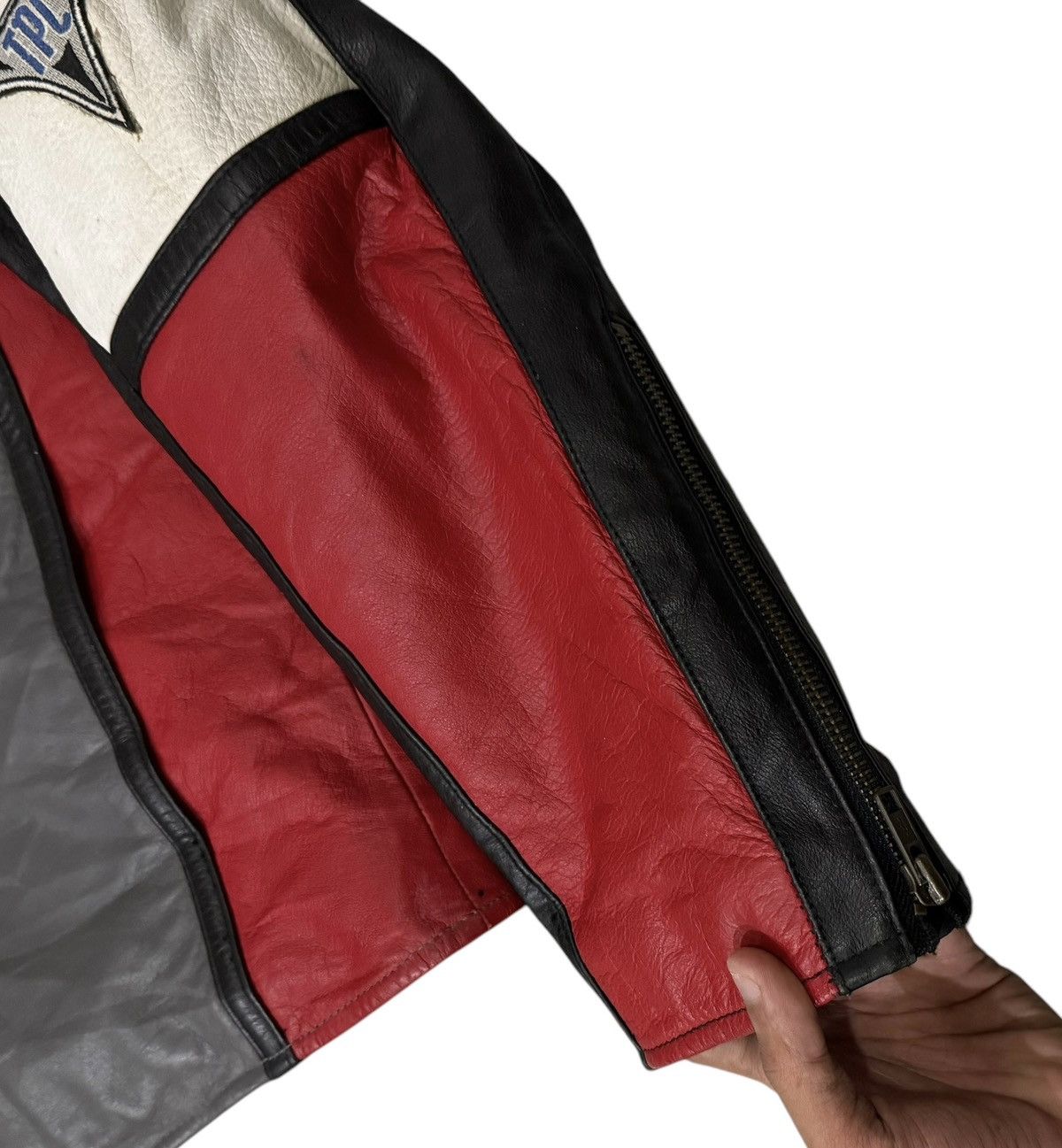 Japanese Brand Ultraman Dyna Bandai Type SG03 Combat Cowhide Leather Jacket Size US L / EU 52-54 / 3 - 13 Thumbnail