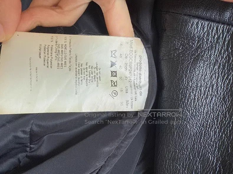 Versace Versace Black leather motorcycle men's leather jacket Size US M / EU 48-50 / 2 - 5 Thumbnail