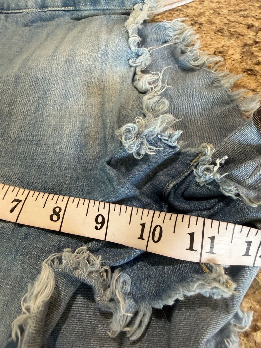 Kancan USA Juniors KanCan Jean Shorts Size 7 Blue Size 28" / US 6 / IT 42 - 4 Thumbnail