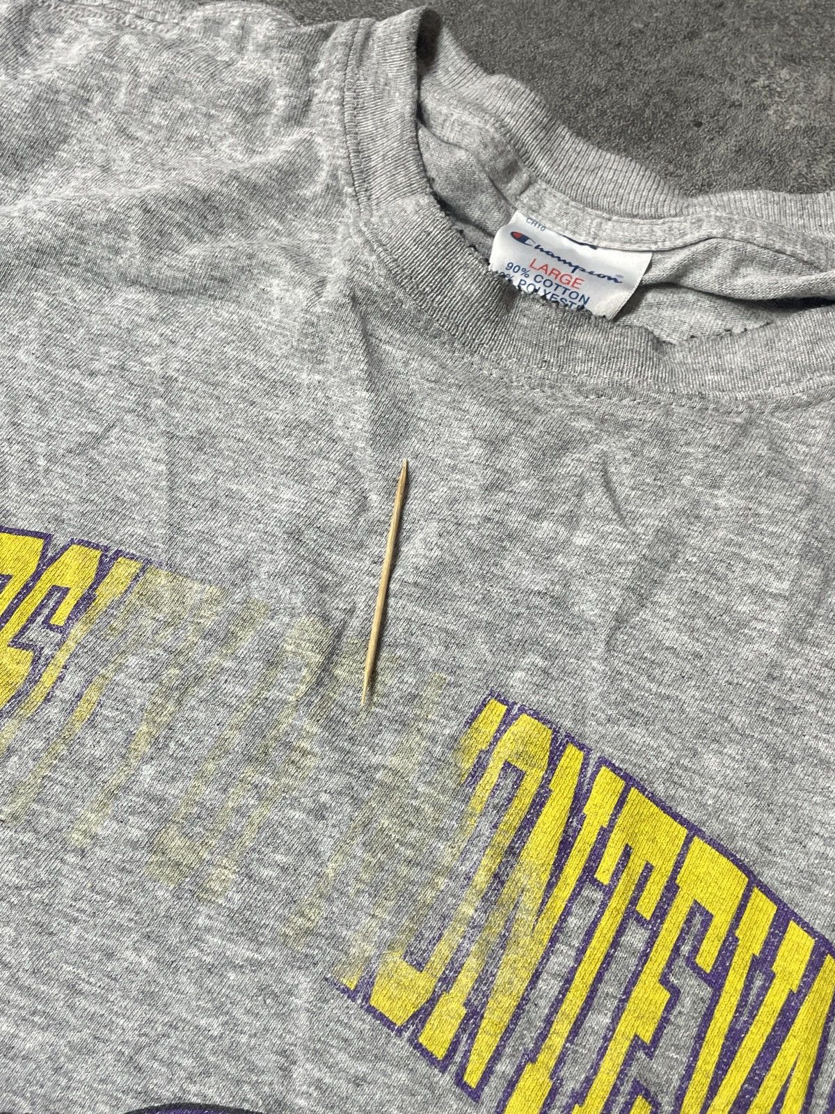 Champion × Vintage 🔥Offers🔥Champion Vintage Y2K Tee Baseball USA Rare Size US L / EU 52-54 / 3 - 7 Thumbnail