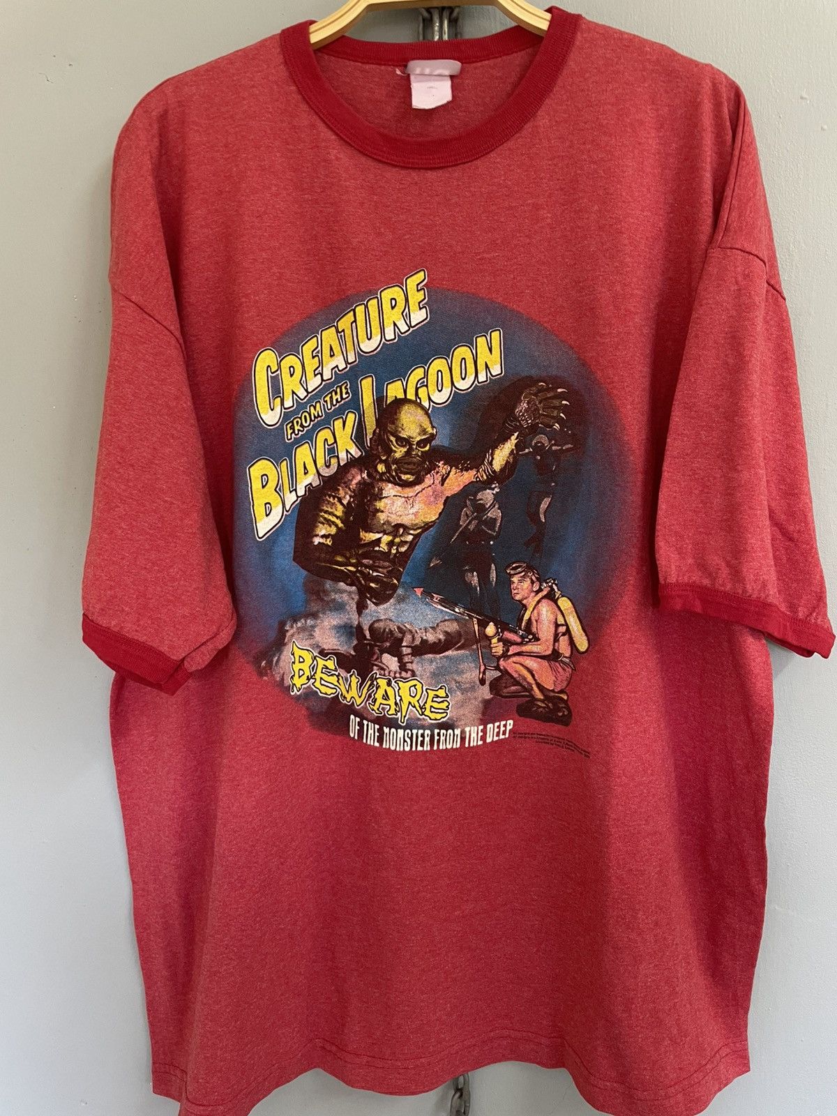 Vintage Vintage Y2K Creature from the Black Lagoon movie shirt promo Size US XL / EU 56 / 4 - 3 Thumbnail