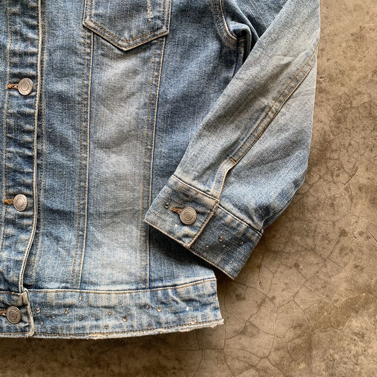 GOA Goa y2k rhinostones denim jacket Size M / US 6-8 / IT 42-44 - 3 Thumbnail