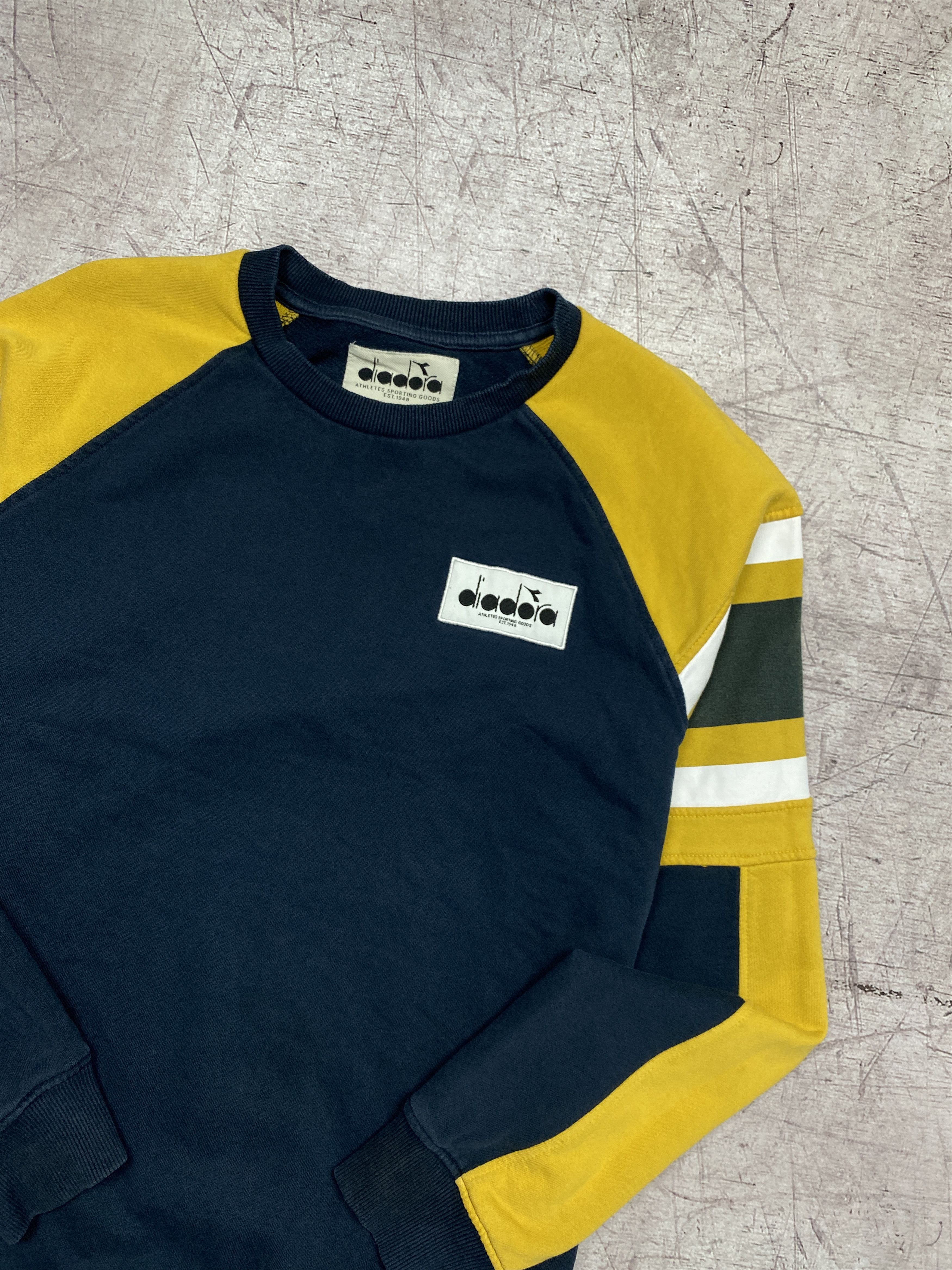 Diadora × Vintage Diadora Vintage Mens Crew Neck Sweatshirt Size US S / EU 44-46 / 1 - 4 Thumbnail