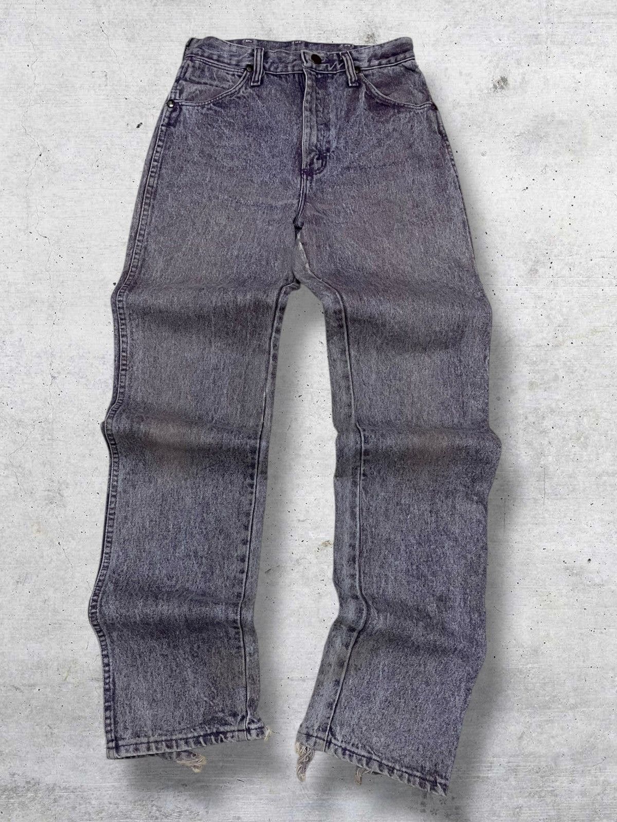 Wrangler VINTAGE WRANGLER DESIGNER USA OG PURPLE FADED POP DENIM Size US 27 - 1 Thumbnail