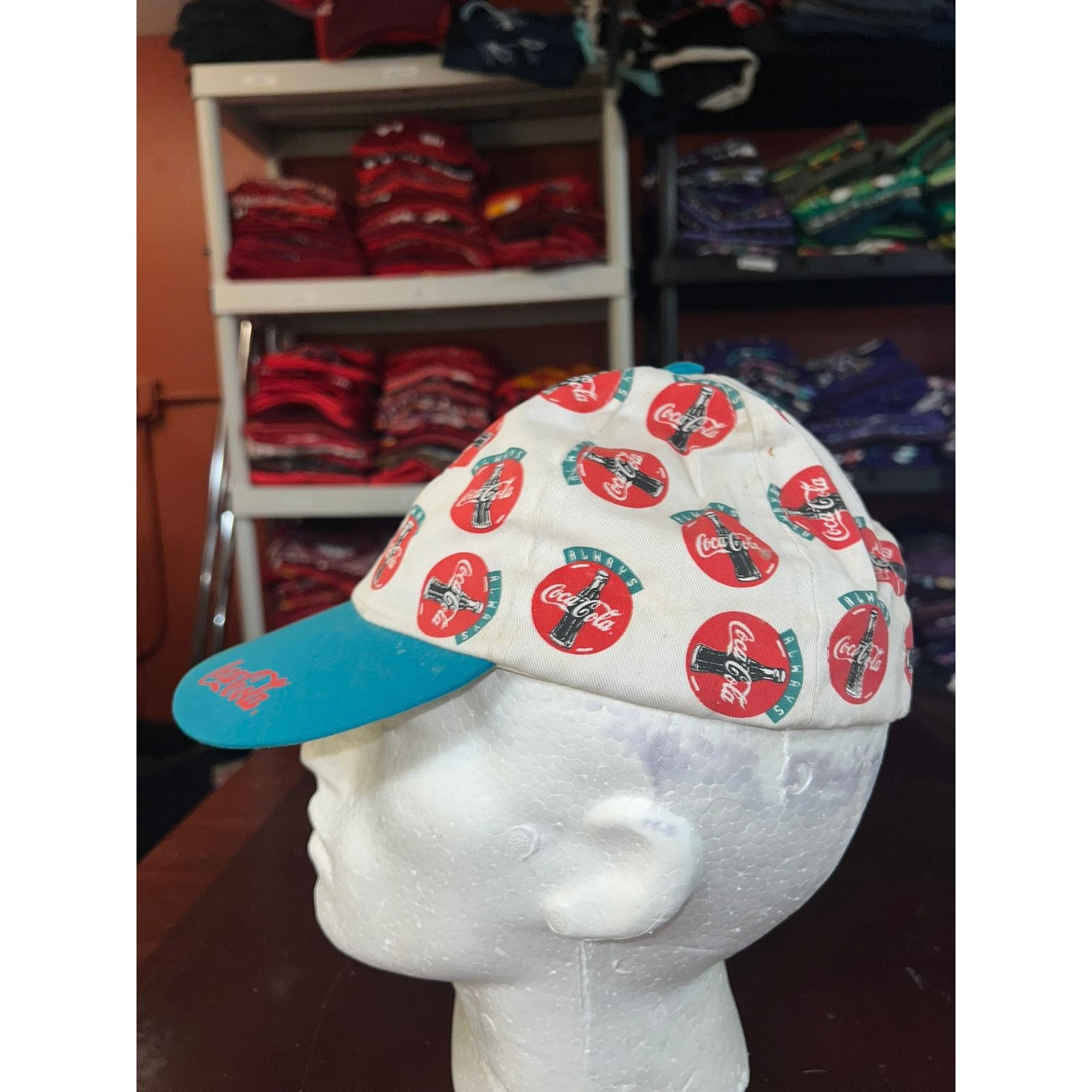 Coca Cola Vintage Coca-Cola Hat Always Coca Cola Coke Soda Cap Size ONE SIZE - 5 Thumbnail