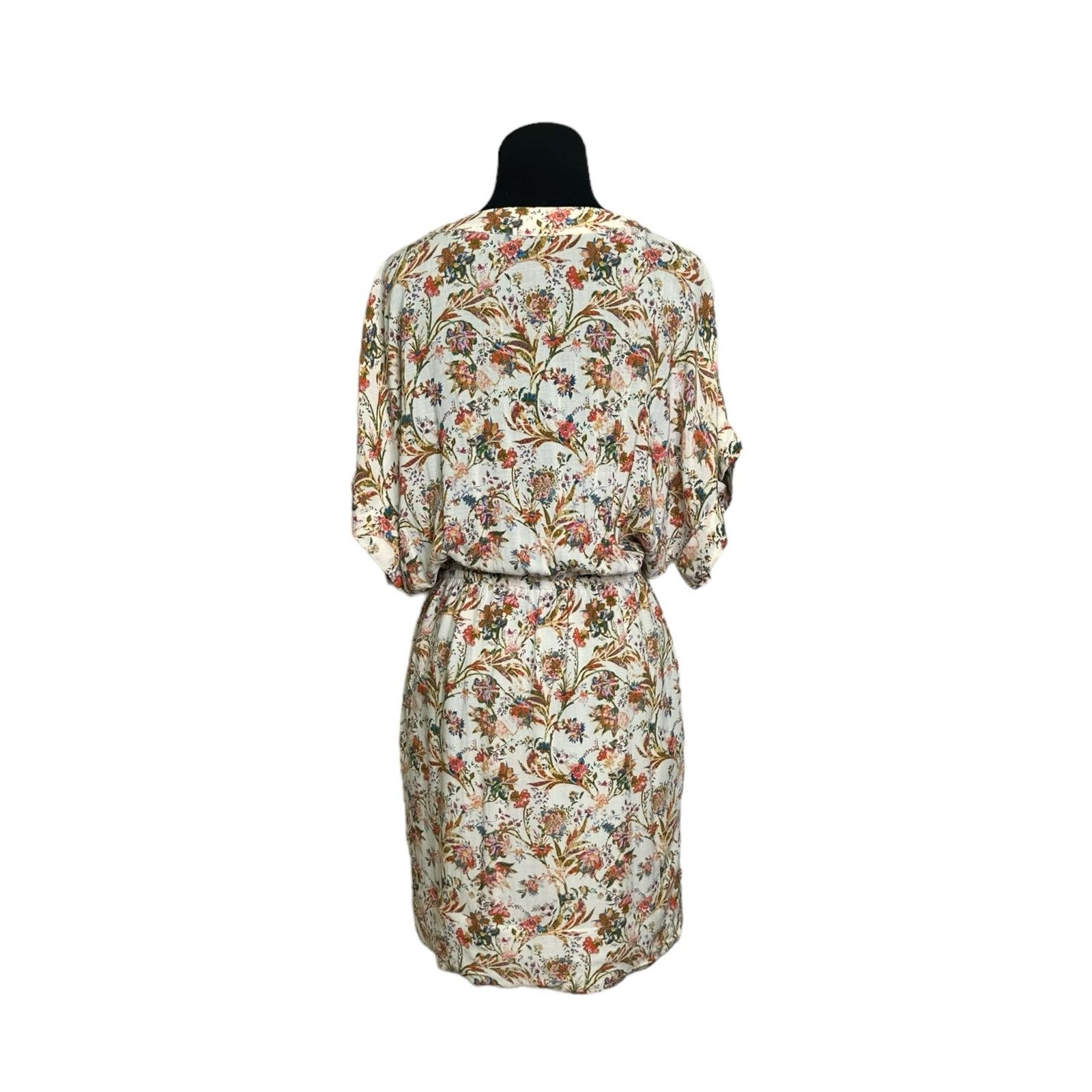 Zara Zara orange green floral summer mini dress size Small Size S / US 4 / IT 40 - 10 Thumbnail