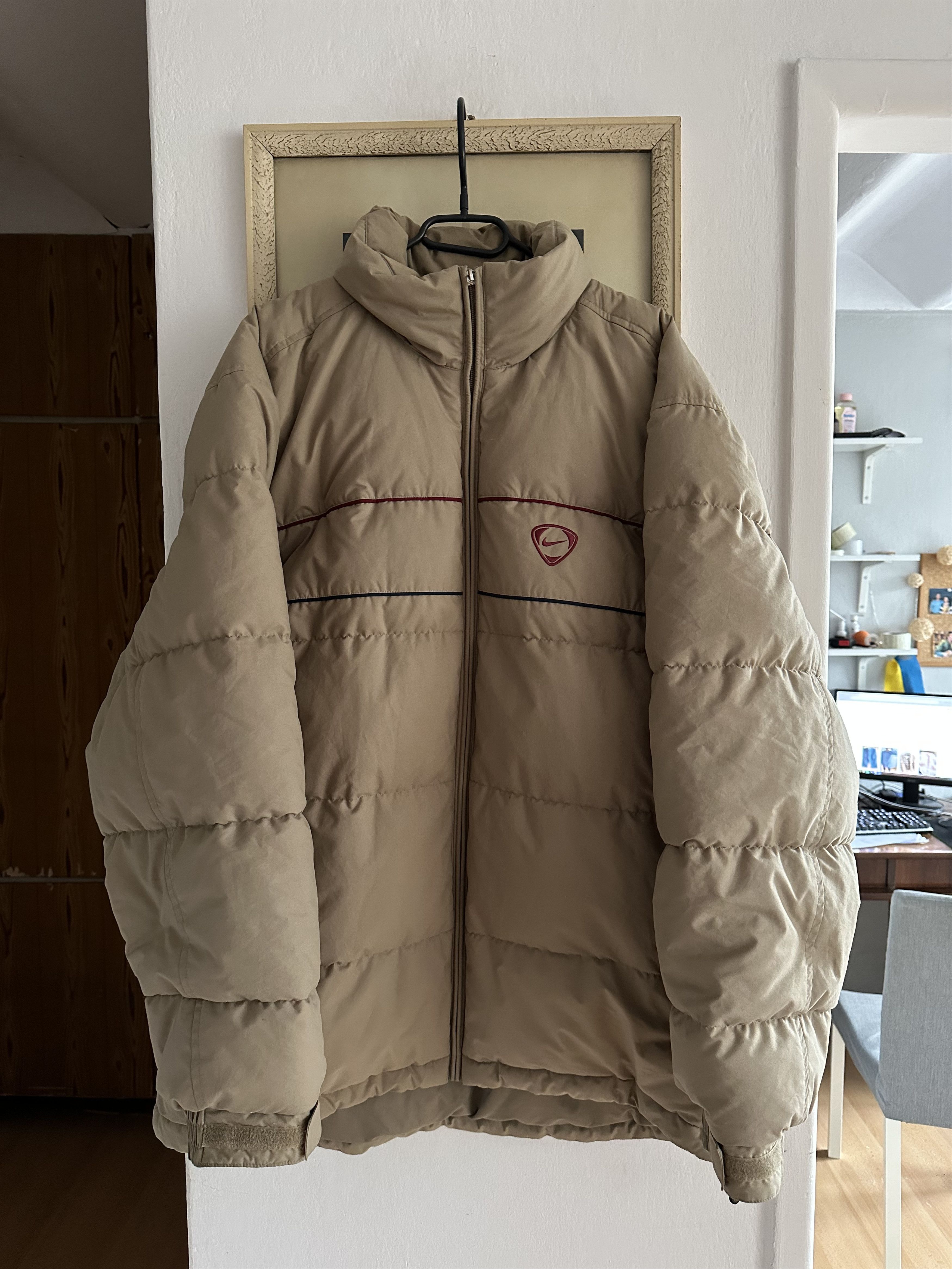 Nike Rare Vintage Nike Puffer Jacket Rare Hype Swoosh Size US XXL / EU 58 / 5 - 1 Thumbnail