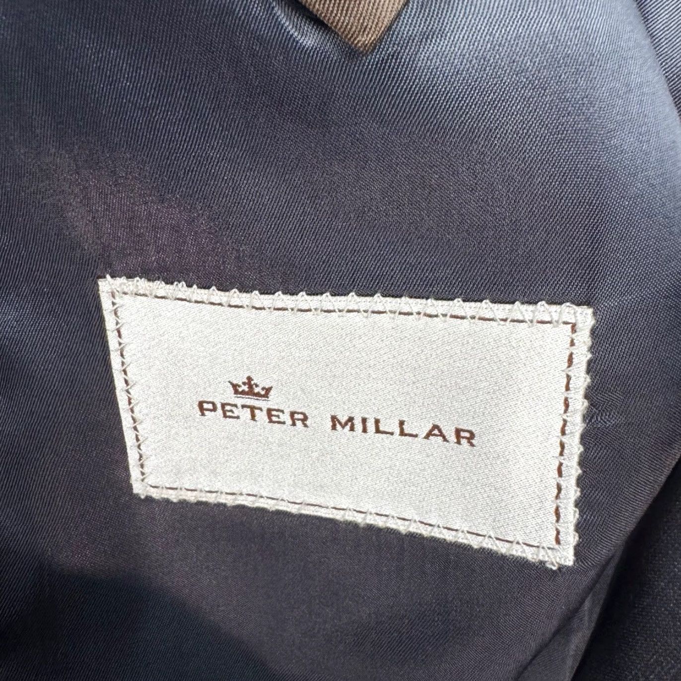Peter Millar Peter Millar Blazer Jacket Gray 44R Wool Mens 2-Button Single-Breasted Notch Lapel Size 44R - 4 Thumbnail