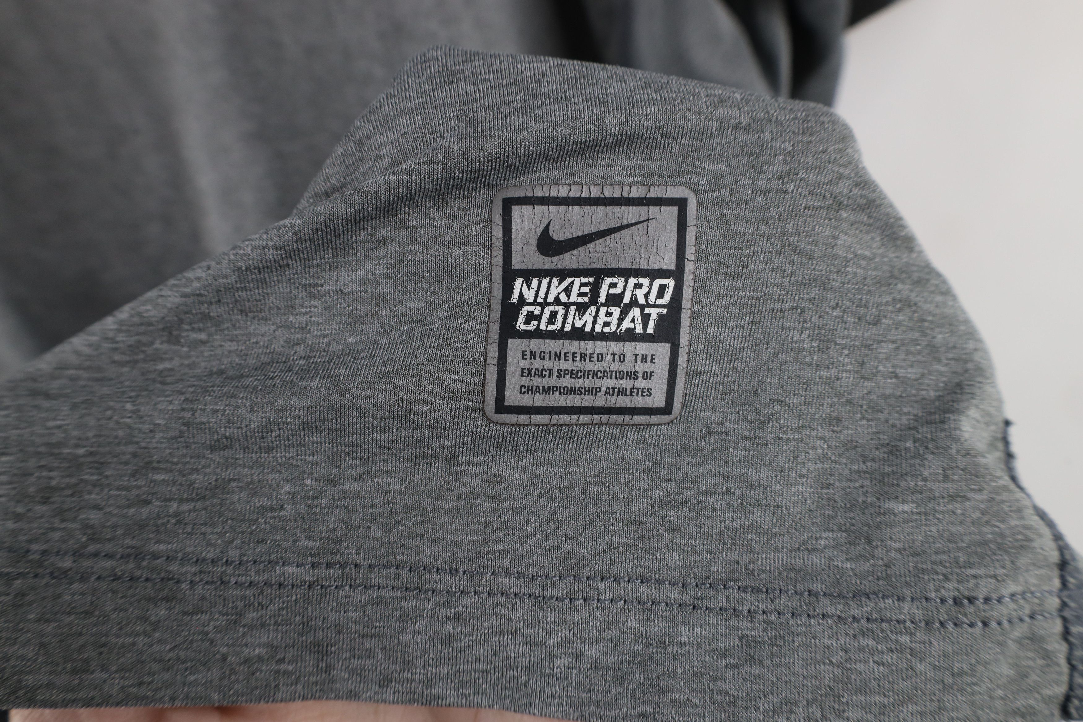 Nike × Vintage Nike Pro Combat Compression Short Sleeve Training T-Shirt Size US M / EU 48-50 / 2 - 5 Thumbnail