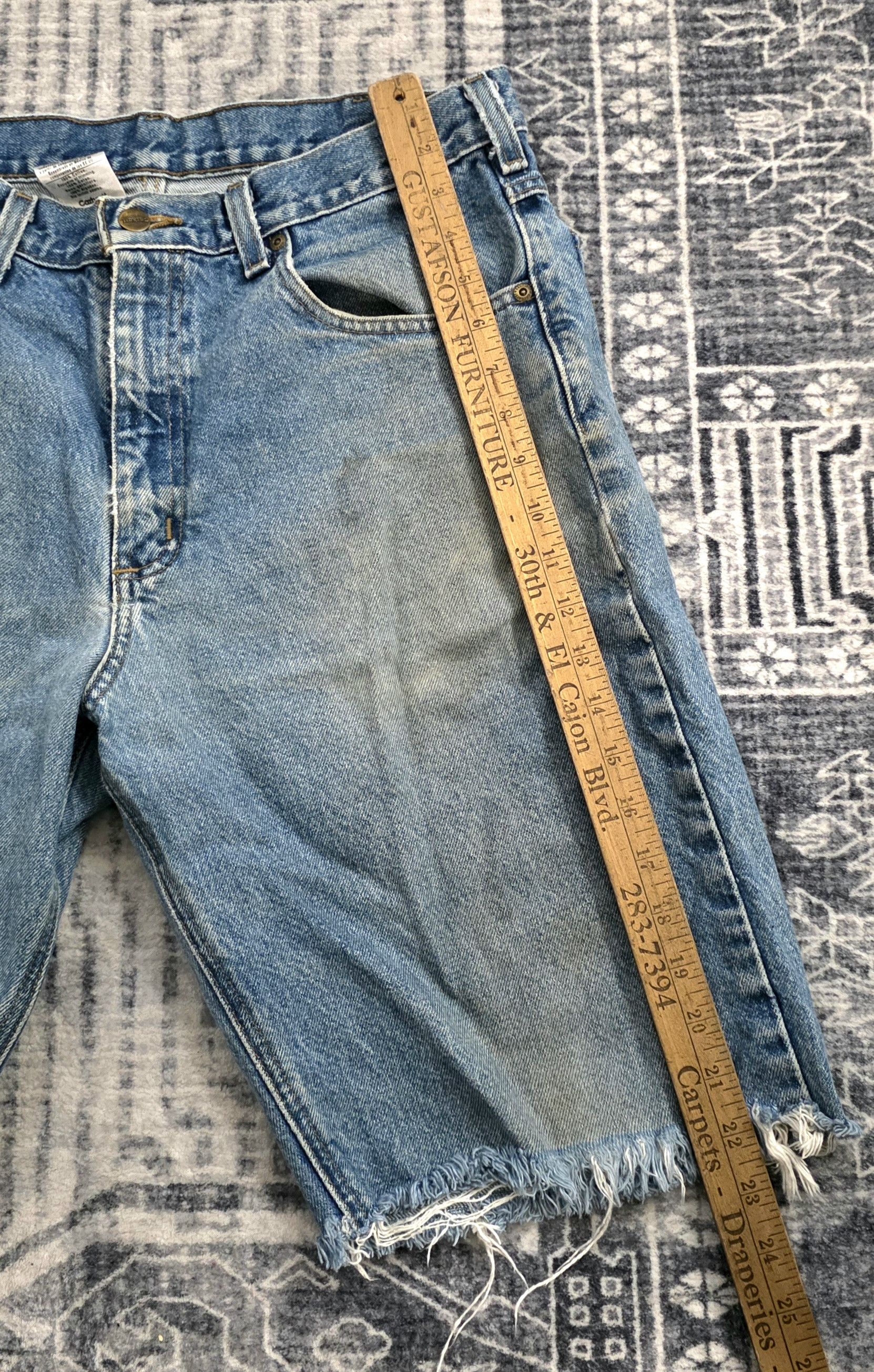 Carhartt Carhartt vintage Original Fit Cut offs Jean shorts Size 34 Size US 34 / EU 50 - 2 Thumbnail
