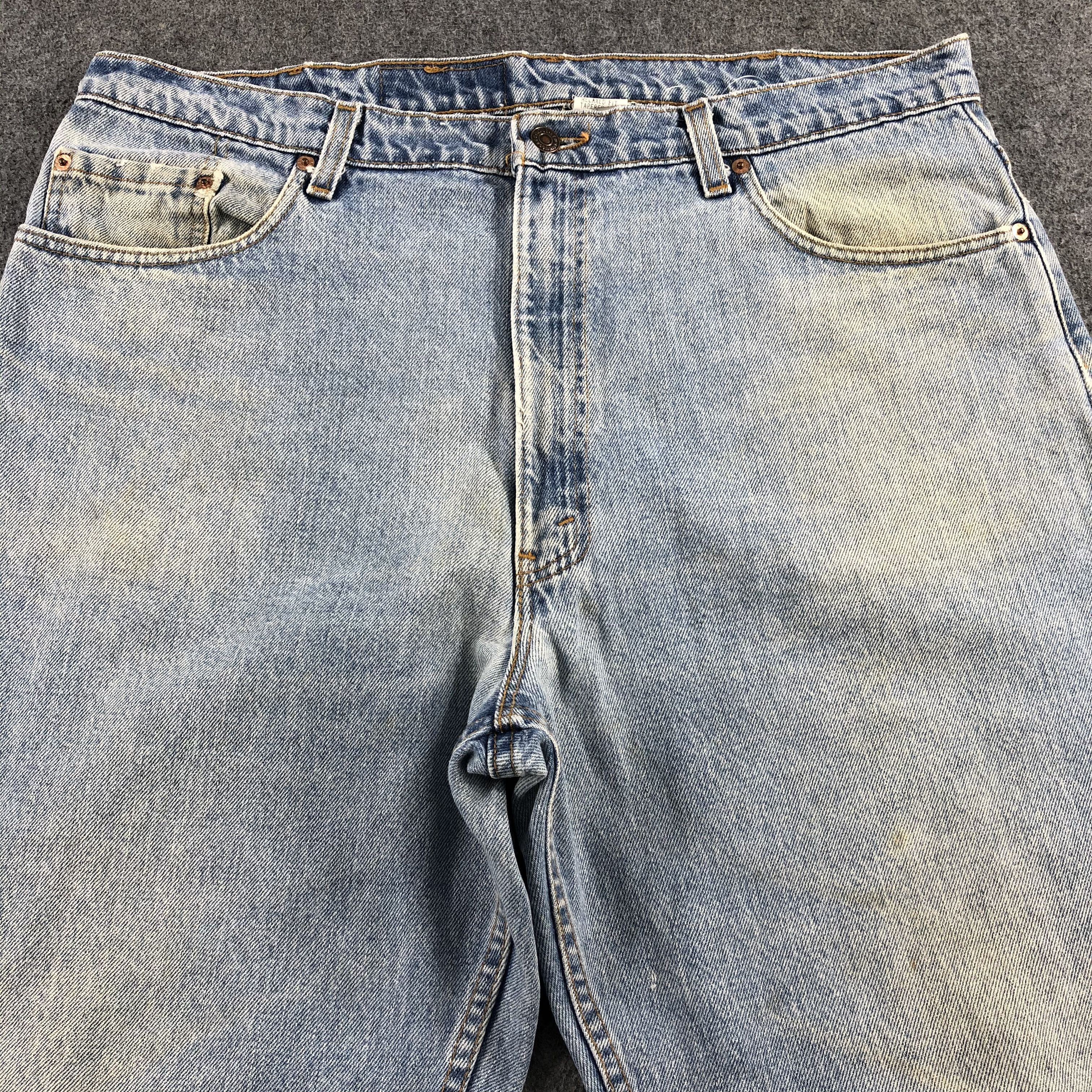 Levi's Vintage 90s Light Wash Levis 550 Jeans-J1982 Size US 39 - 3 Thumbnail