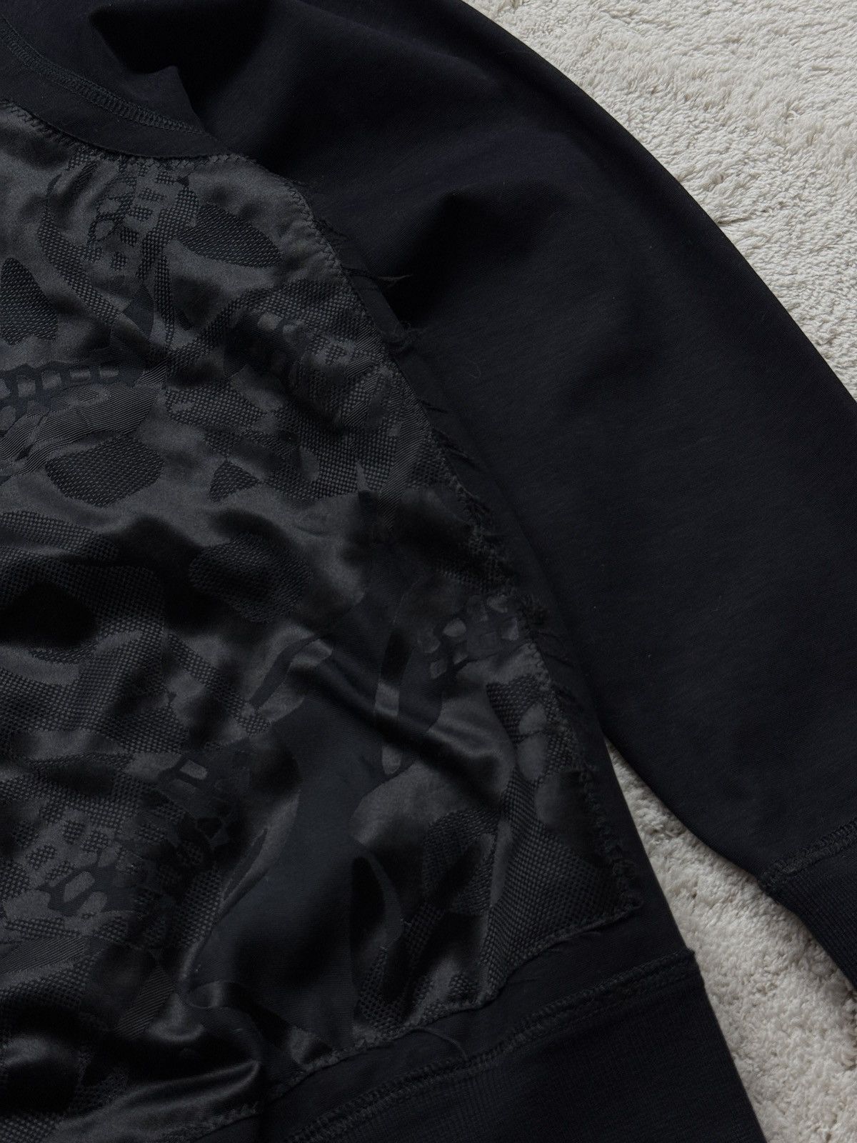 Alexander McQueen Alexander McQueen Panel Silk Logo sweatshirt Size S / US 4 / IT 40 - 7 Thumbnail