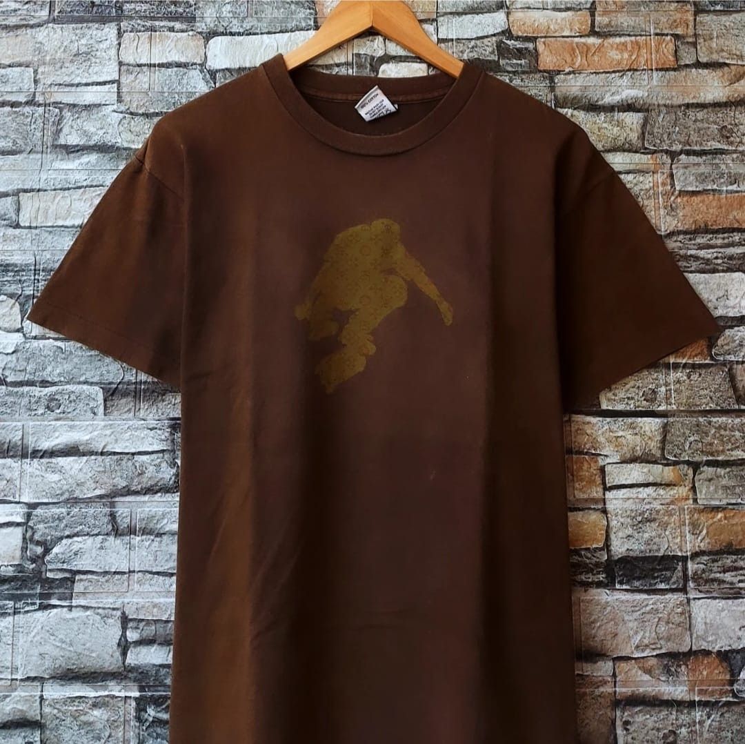 Stussy RARE🔥Vintage 90's Stussy Skate Monogram Tshirt Size US M / EU 48-50 / 2 - 2 Thumbnail
