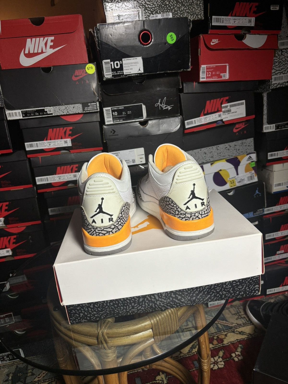 Jordan Brand Jordan 3 laser orange size 11 W 9.5 M Size US 11 / EU 44 - 6 Thumbnail