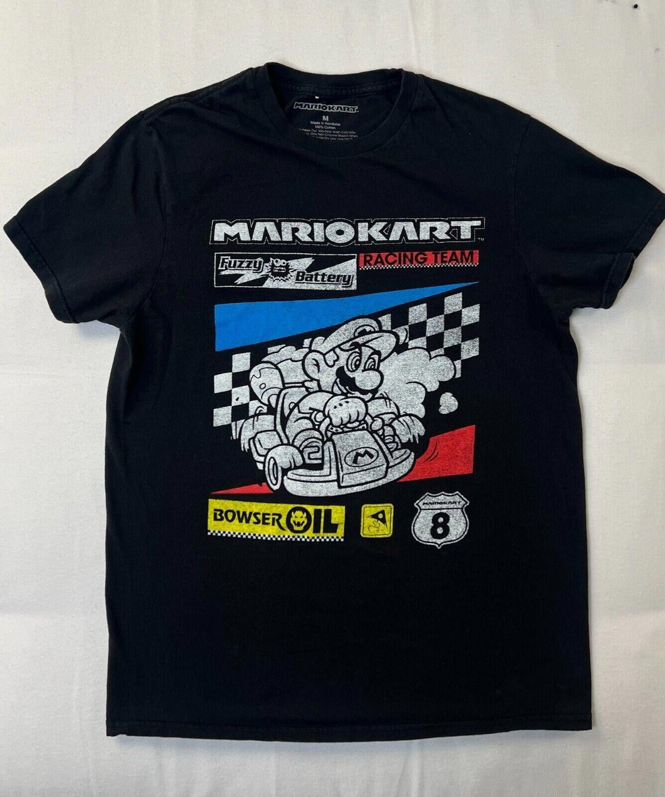 Nintendo Nintendo Mario Kart Racing Team T-Shirt 2020 Mens M Black Size US M / EU 48-50 / 2 - 1 Thumbnail