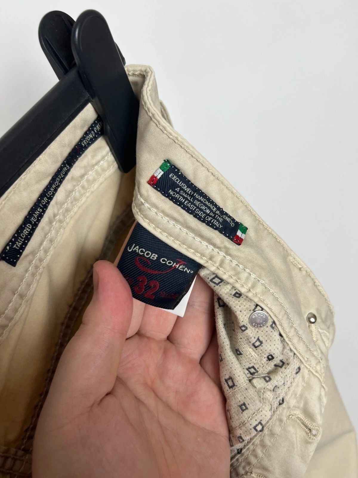 Jacob Cohen Jacob Cohen Beige Casual Handmade Italian Tailored Jeans Size US 30 / EU 46 - 12 Thumbnail