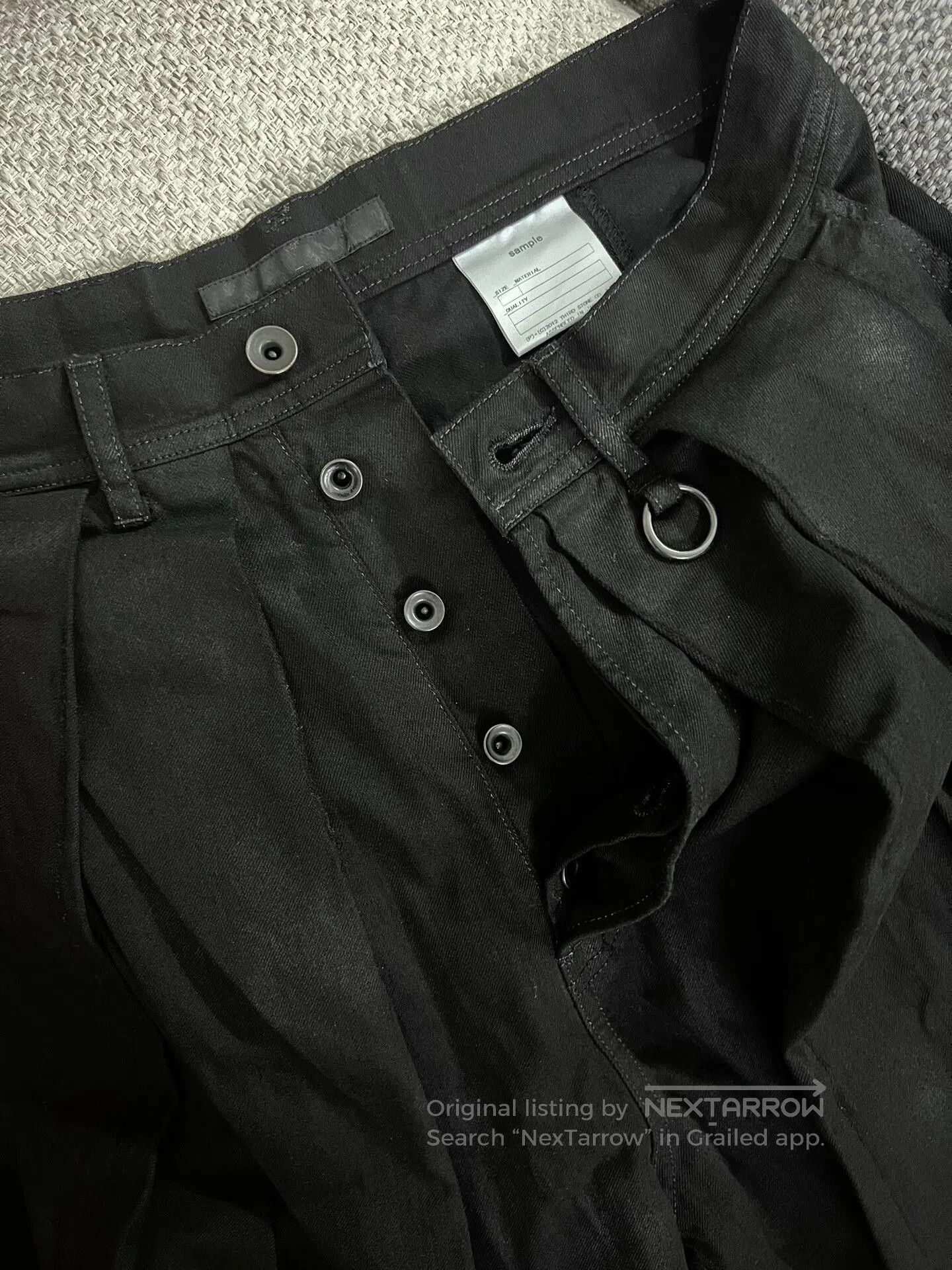 Julius Julius 7 Coated Denim Pants. Size US 28 / EU 44 - 8 Thumbnail