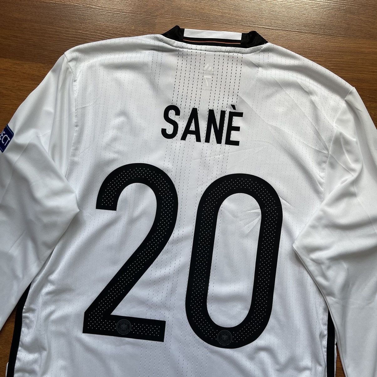 Adidas × Vintage GERMANY ADIDAS ADIZERO 2016 EURO SOCCER HOME JERSEY #20 SANE Size US L / EU 52-54 / 3 - 11 Thumbnail