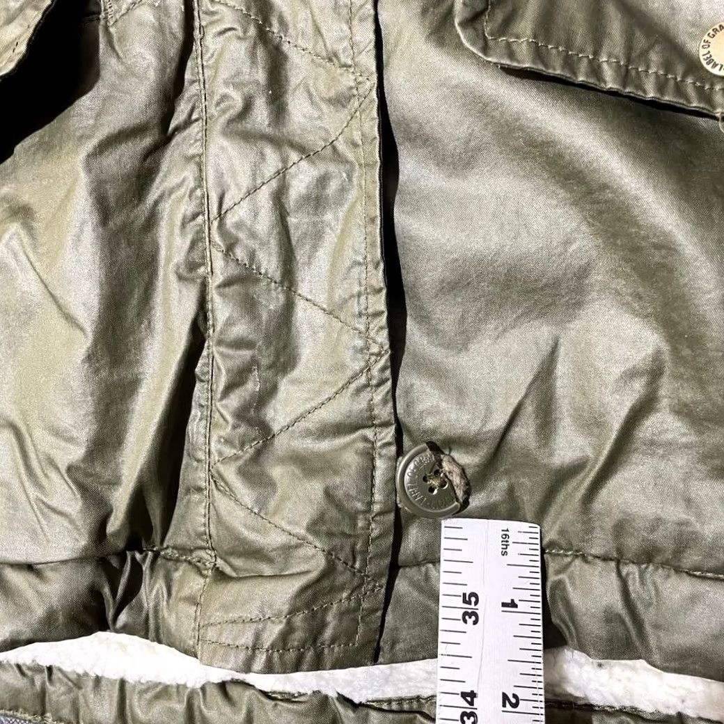 H&M H&M Jacket Womens 4 Green Olive Full Zip Faux Shearling Casual Bomber Size S / US 4 / IT 40 - 5 Thumbnail