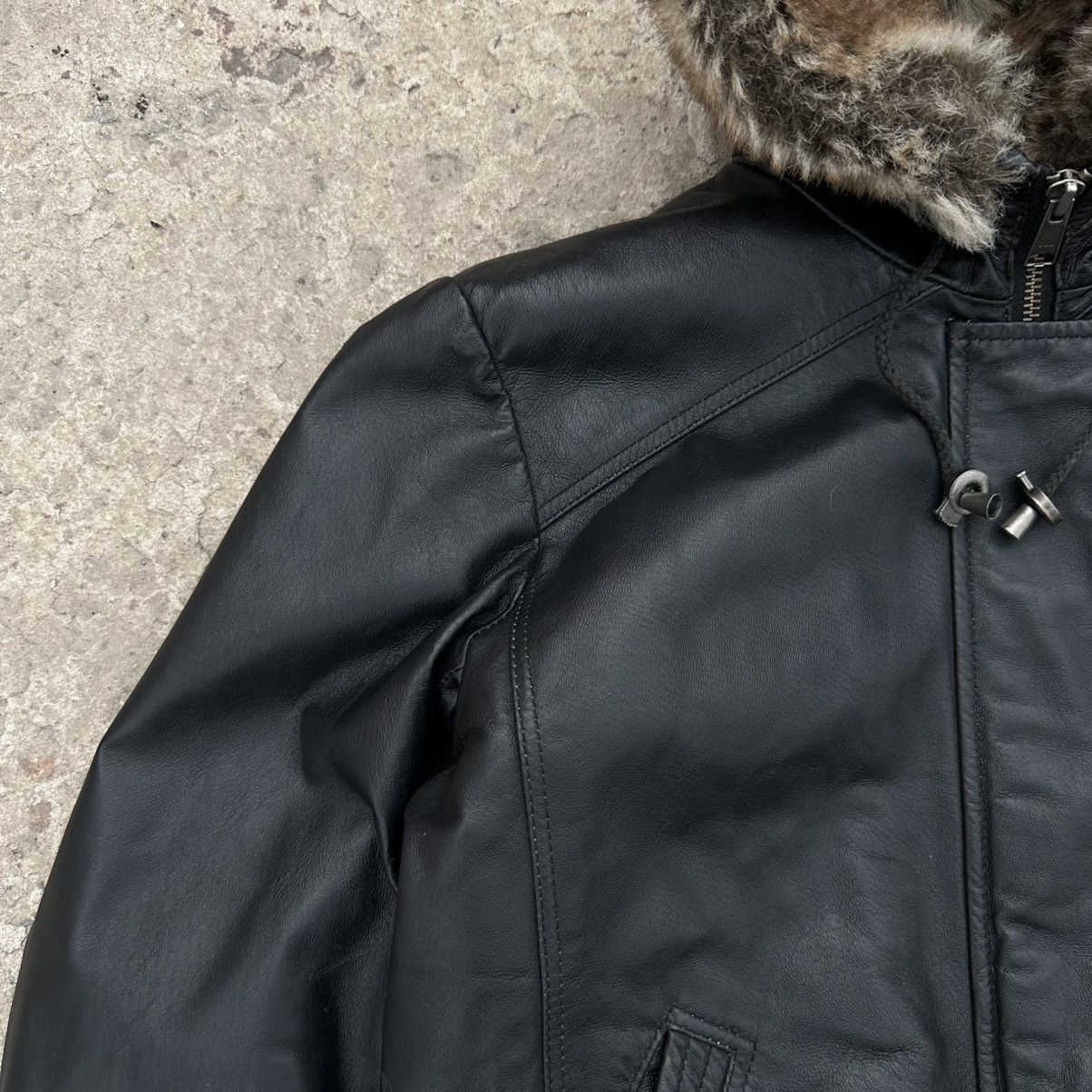 If Six Was Nine Luxury Leather Jacket Saki Aviator Bombers Size S Very Rare Size US S / EU 44-46 / 1 - 8 Thumbnail