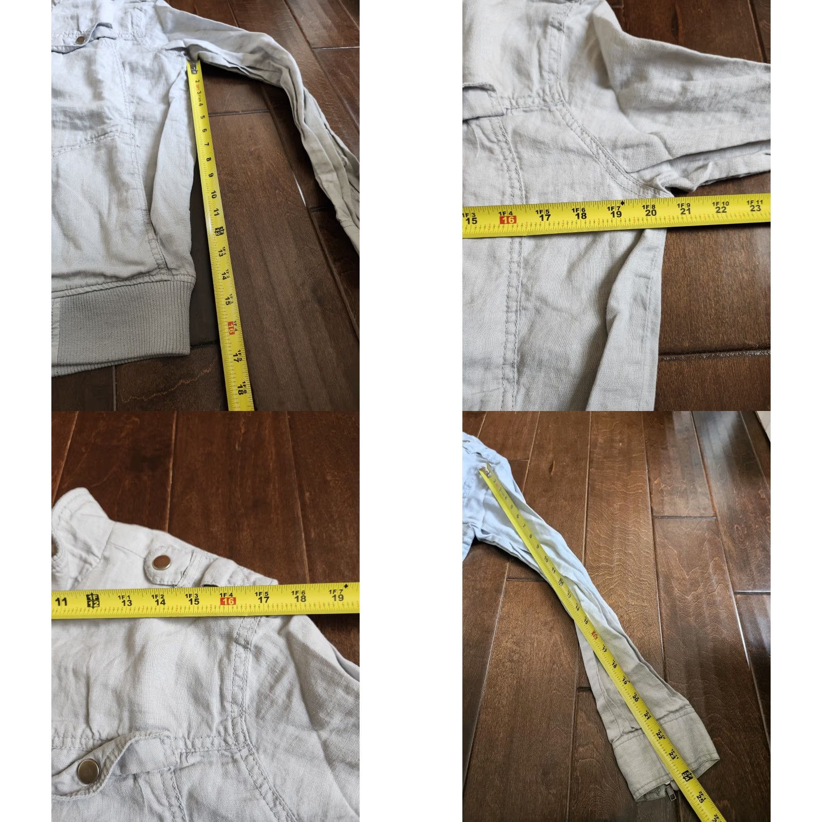 Vintage Twentyone Men Gray Zip Jacket with Pockets - Size L Size US L / EU 52-54 / 3 - 9 Thumbnail