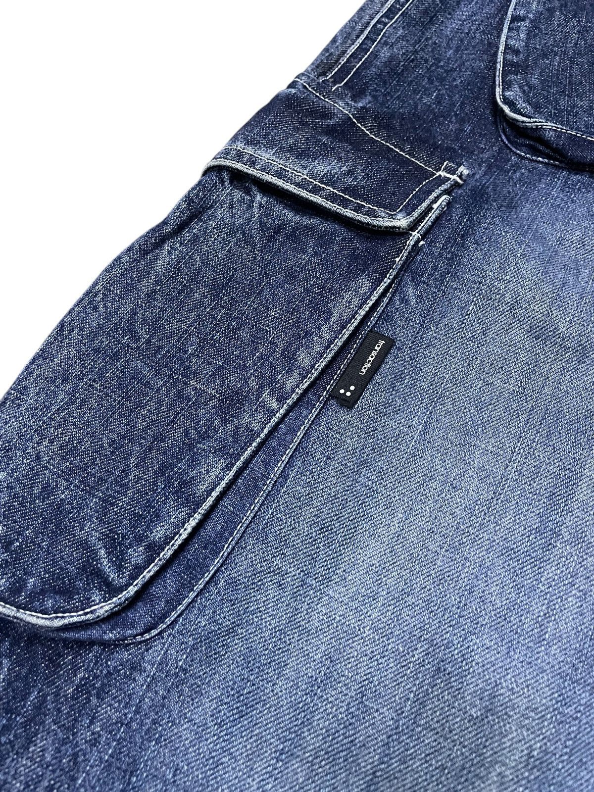 Beauty Beast × Japanese Brand TJan. Japan Panel Baggy Cargo Loose Jeans Size US 36 / EU 52 - 21 Thumbnail