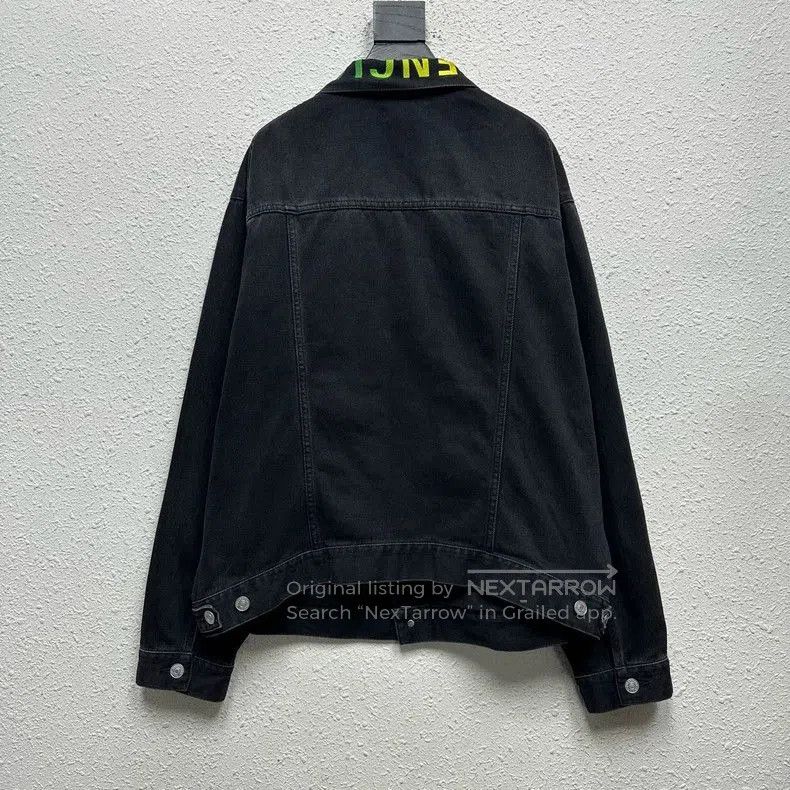 Balenciaga Balenciaga Rainbow Logo Denim Jacket. Size US L / EU 52-54 / 3 - 2 Thumbnail