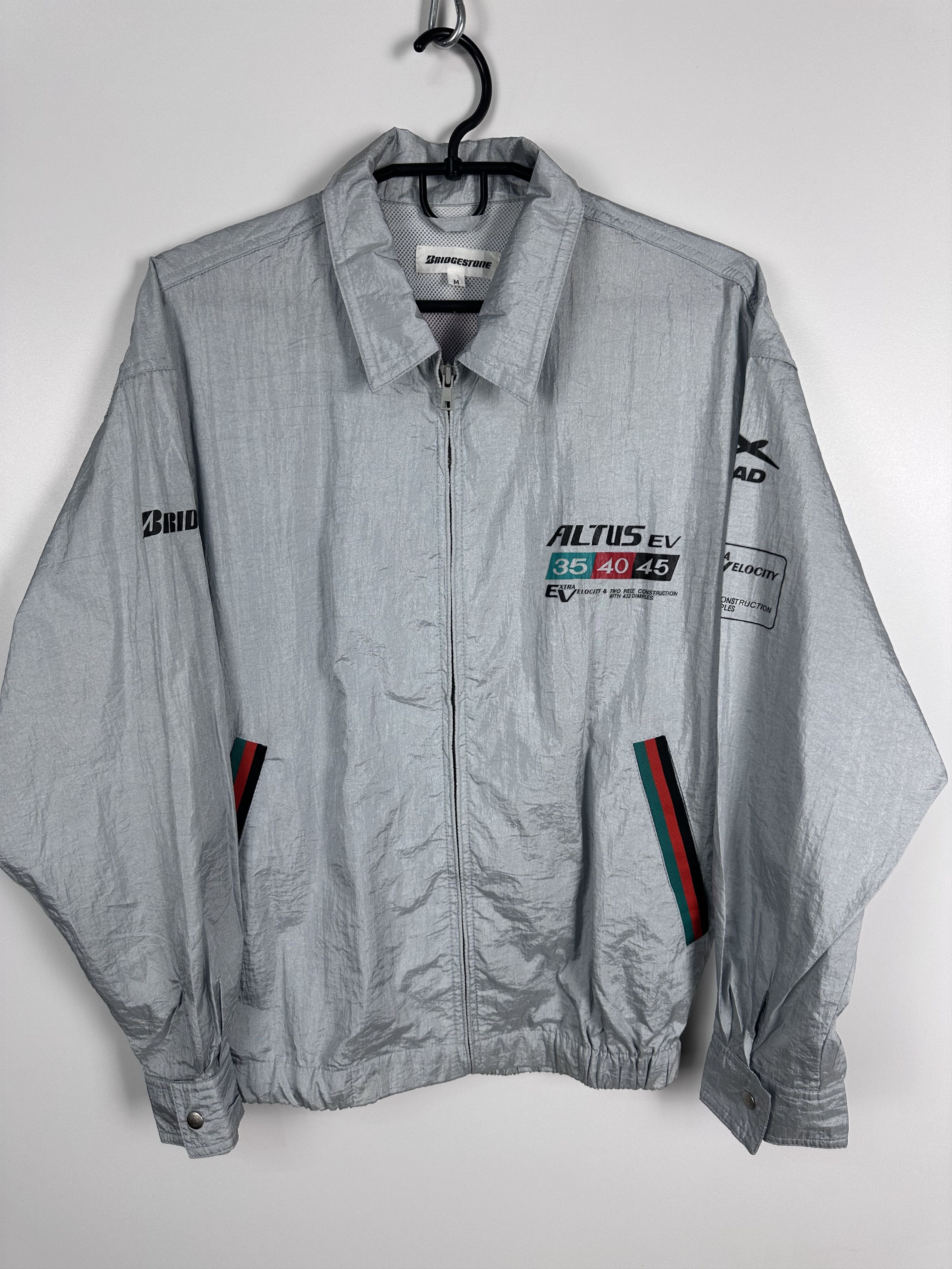 Vintage Vintage Bridgestone Altus Windbreaker Jacket Bridgestone Size US M / EU 48-50 / 2 - 1 Thumbnail
