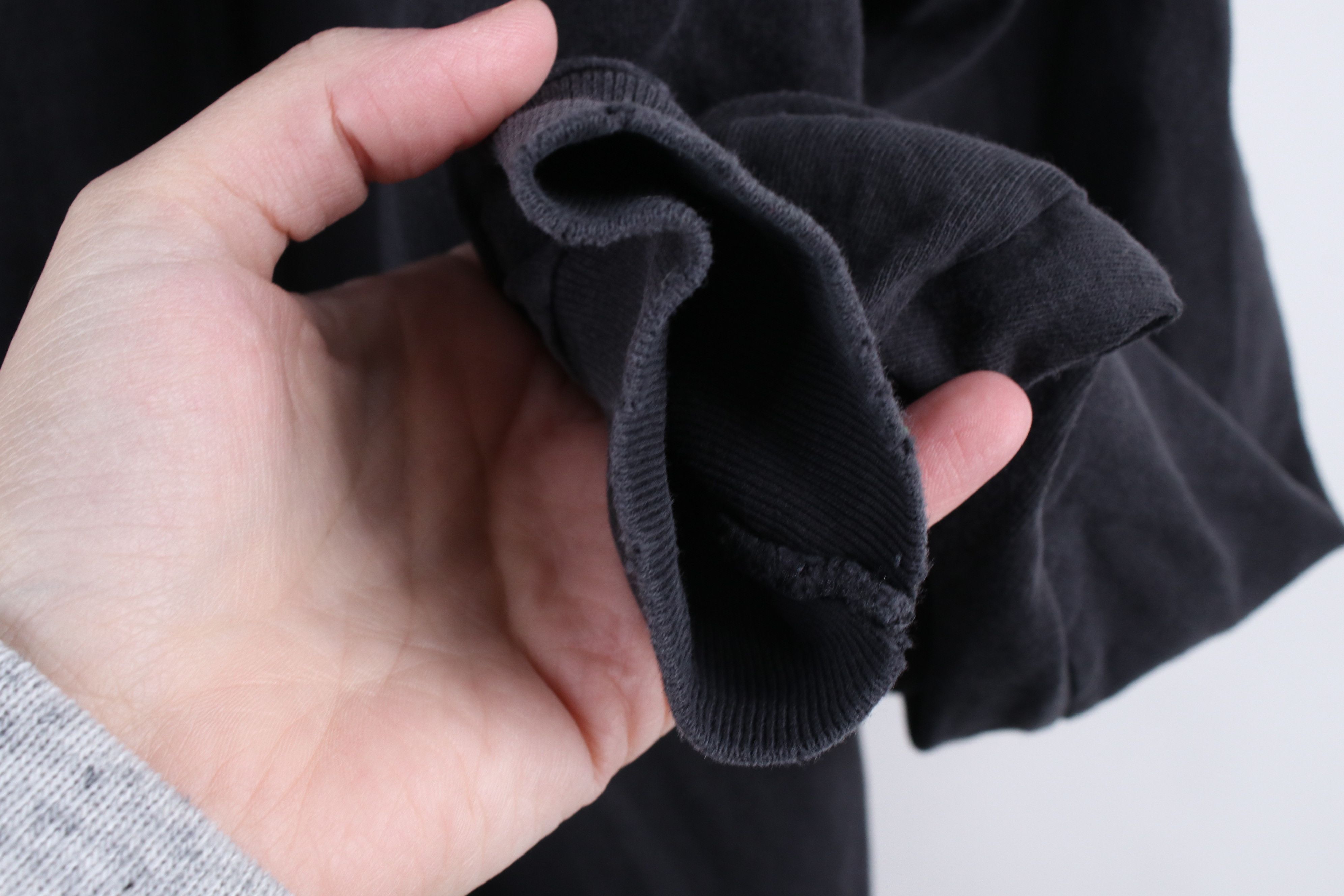 Vintage Vintage 90s Streetwear Long Sleeve T-Shirt Black Cotton Size US L / EU 52-54 / 3 - 7 Thumbnail