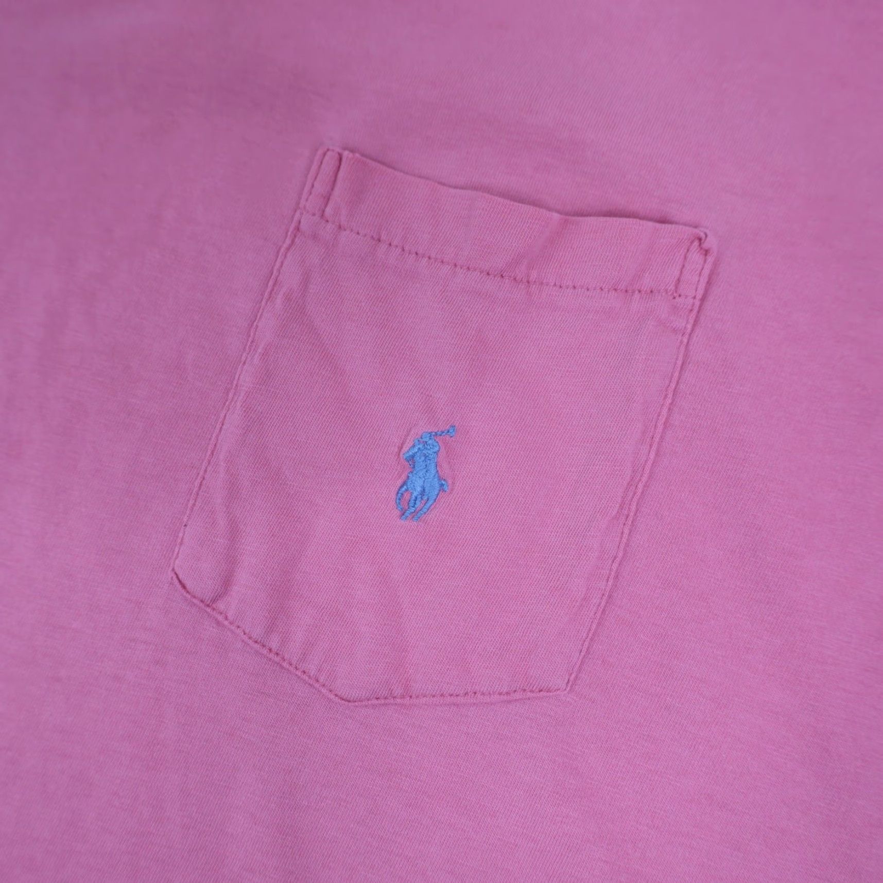 Polo Ralph Lauren VINTAGE Polo Ralph Lauren Mens Shirt Pink Large Classic Pocket Tee Mens Size US L / EU 52-54 / 3 - 4 Thumbnail