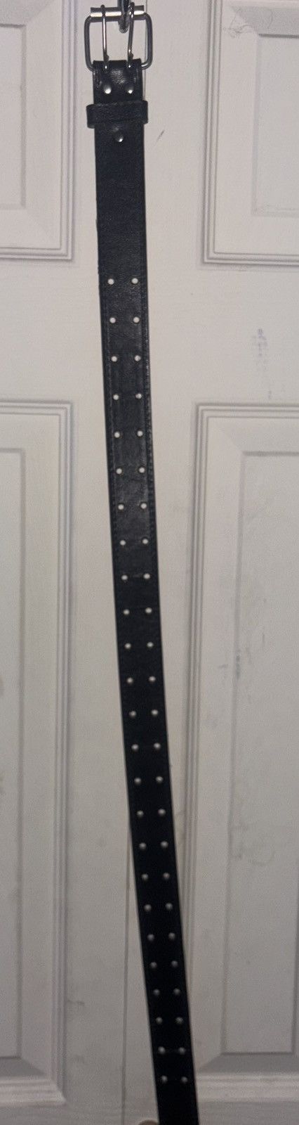 Other Double hole leather belt Size 32 - 3 Thumbnail