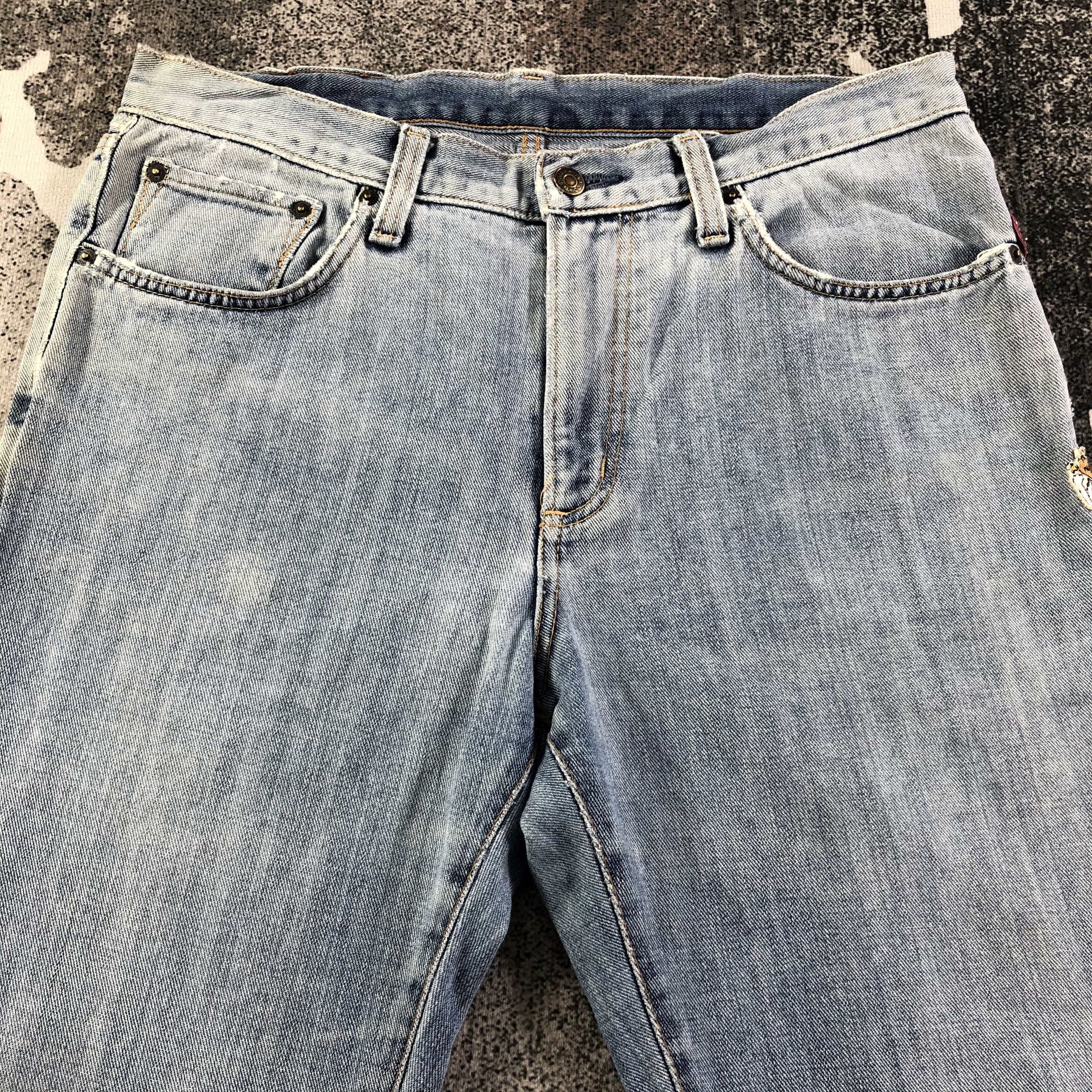Edwin Vintage Edwin 403 Jeans Medium Wash Denim KJ1898 Size US 34 / EU 50 - 3 Thumbnail