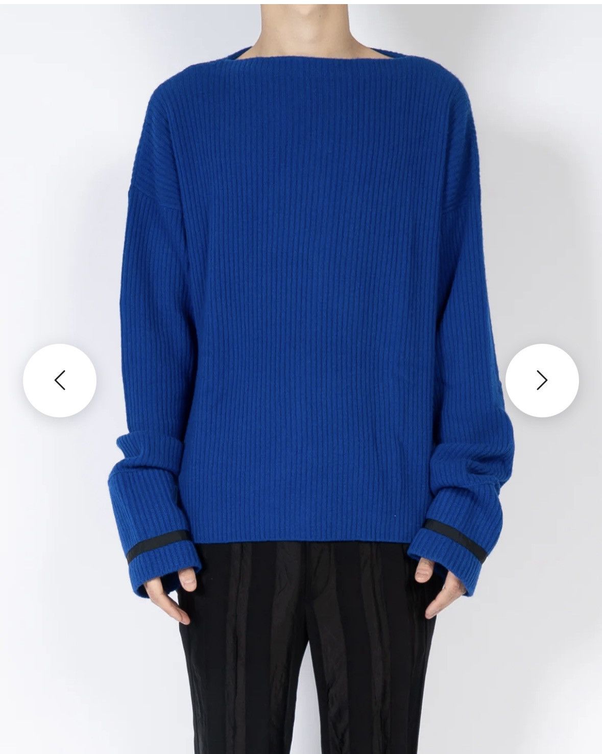 Haider Ackermann Stunning blue oversized Haider Ackermann top (fits S-XXL) Size US S / EU 44-46 / 1 - 1 Thumbnail
