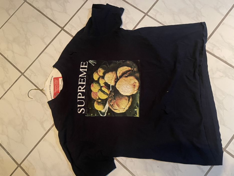 Supreme still life tee navy sales